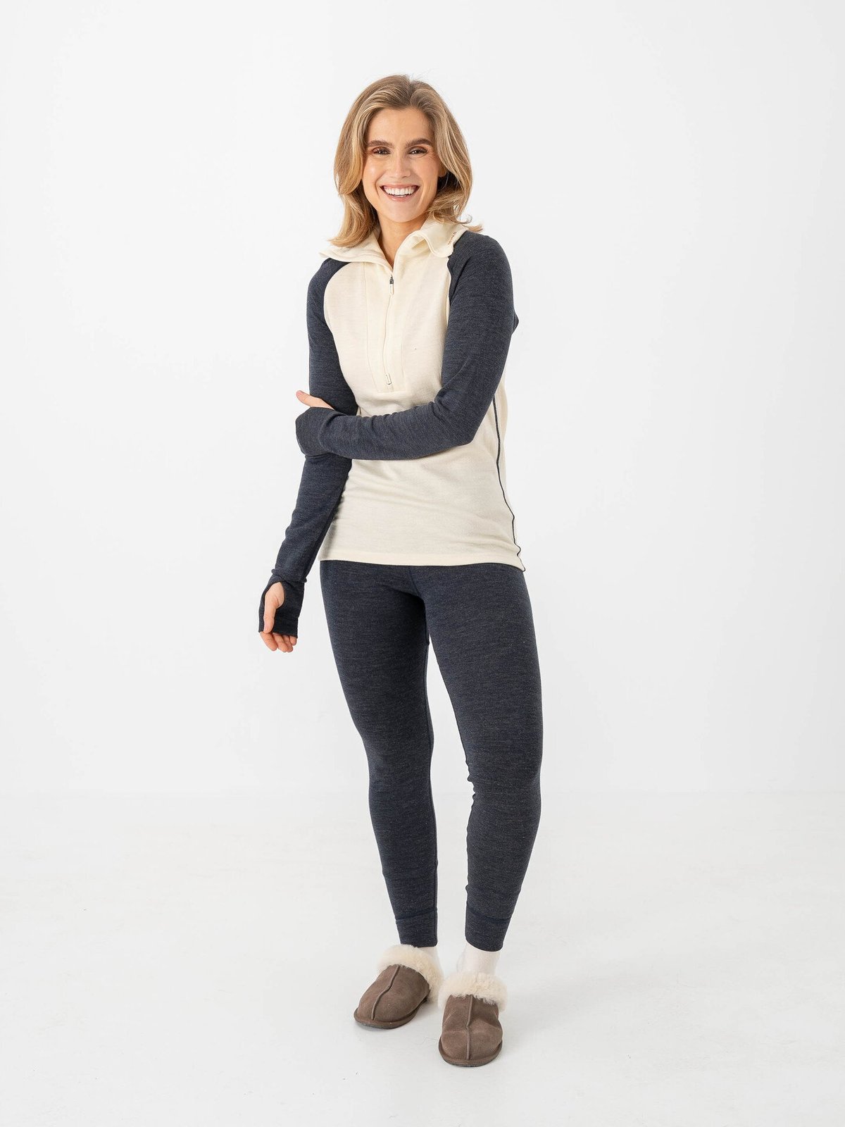 Devold Expedition Merino Silk Longs Woman Ink