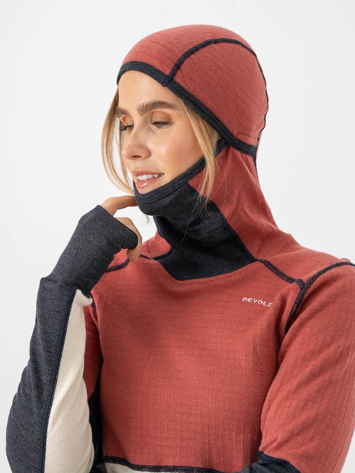 Devold Expedition Arctic Pro Hoodie Woman Marsala