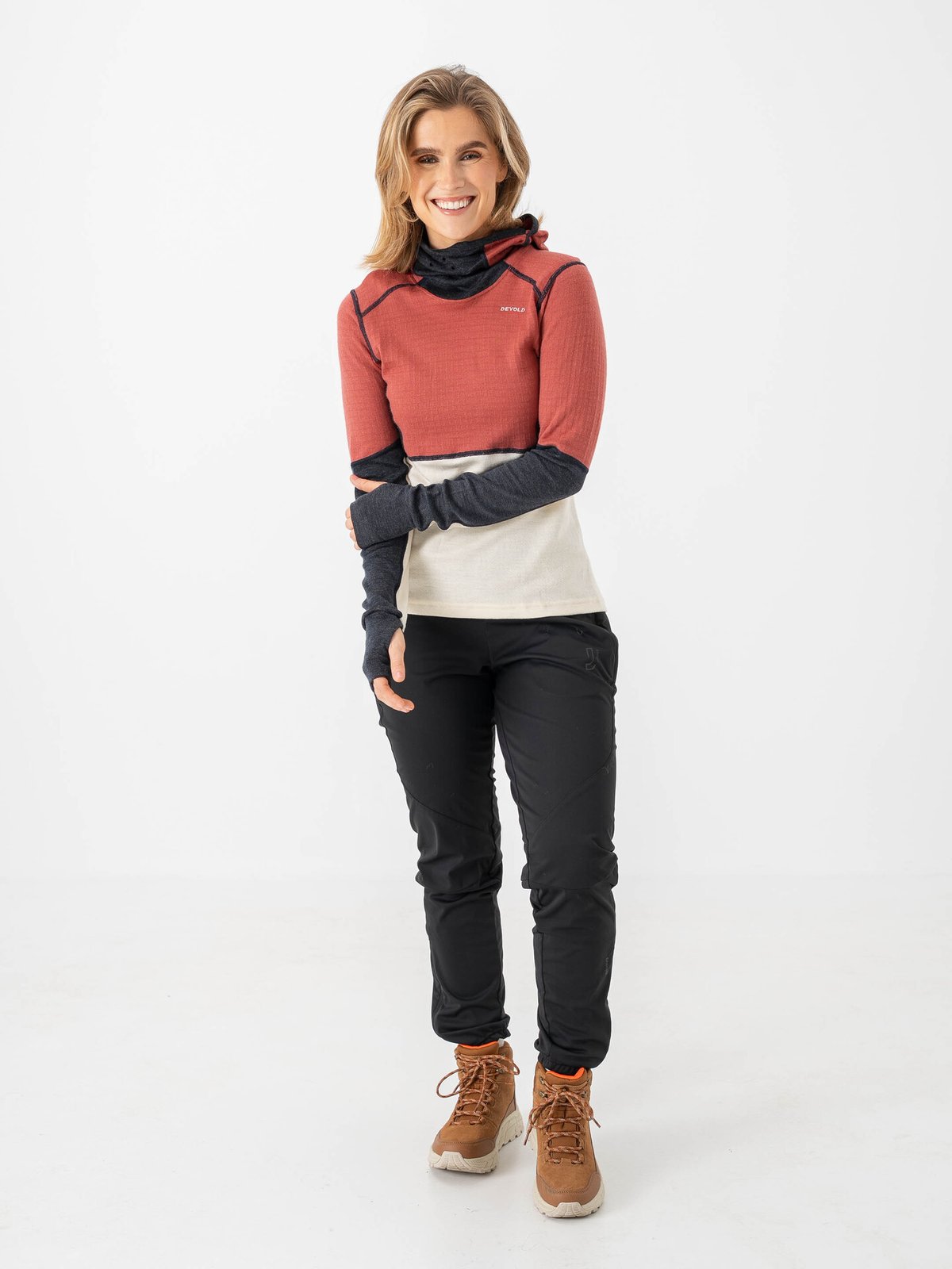 Devold Expedition Arctic Pro Hoodie Woman Marsala