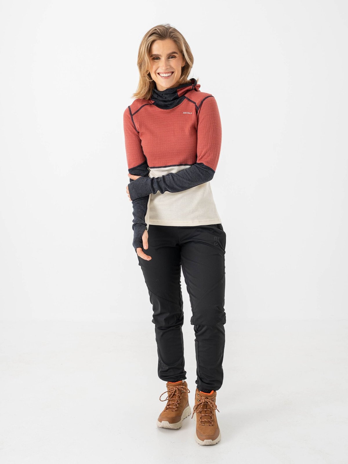 Devold Expedition Arctic Pro Hoodie Woman Marsala