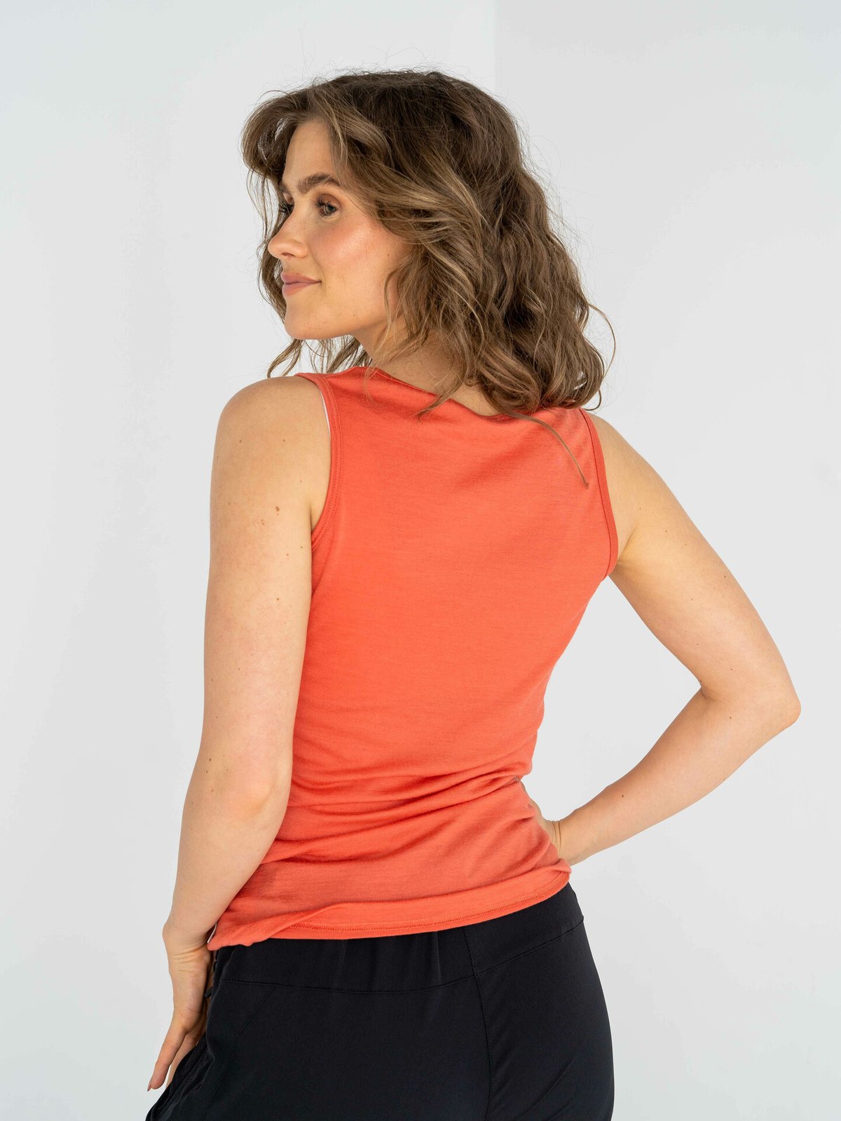 Devold Eika Singlet Coral