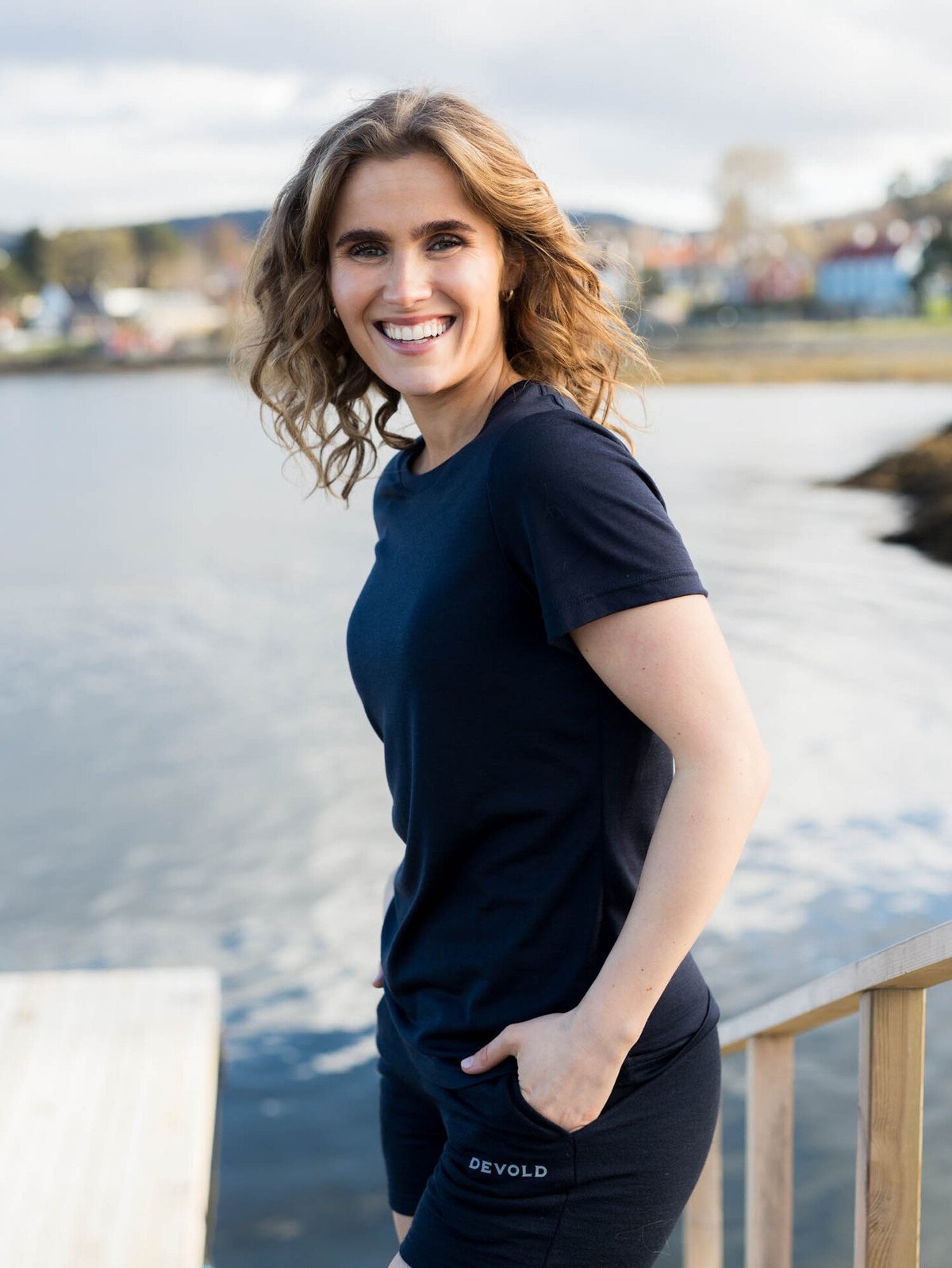 Devold Classic Tee Woman Blå