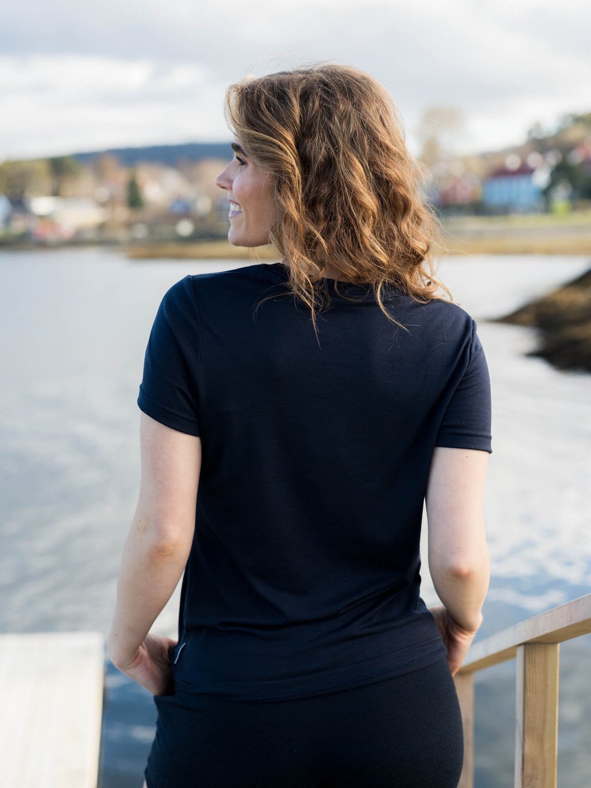 Devold Classic Tee Woman Blå