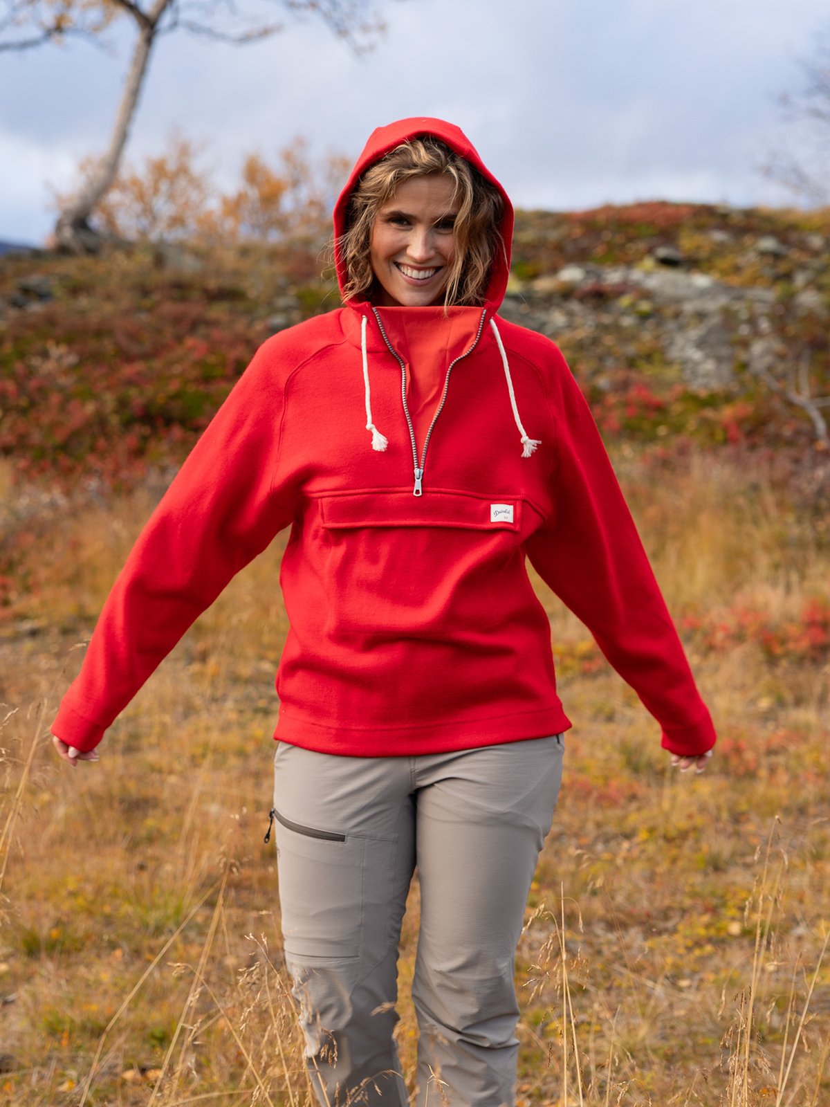 Devold Archive Anorak English Red
