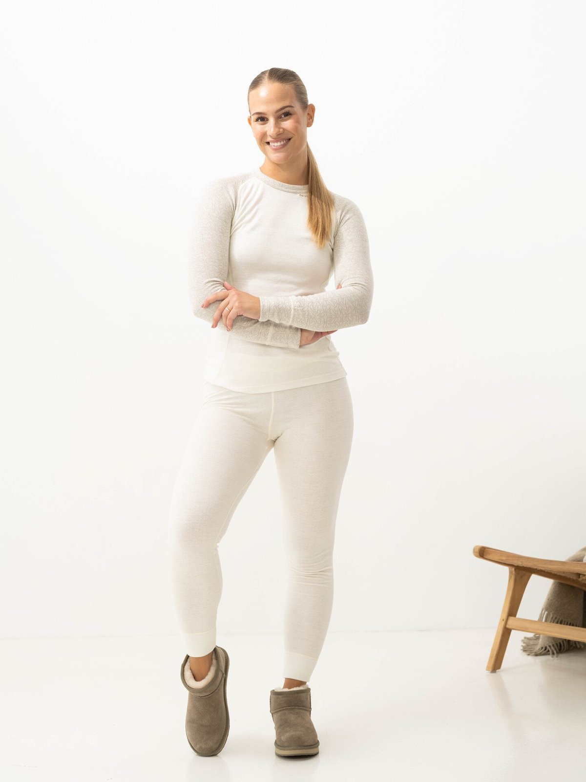 Devold Duo Active Woman Long John Raw White