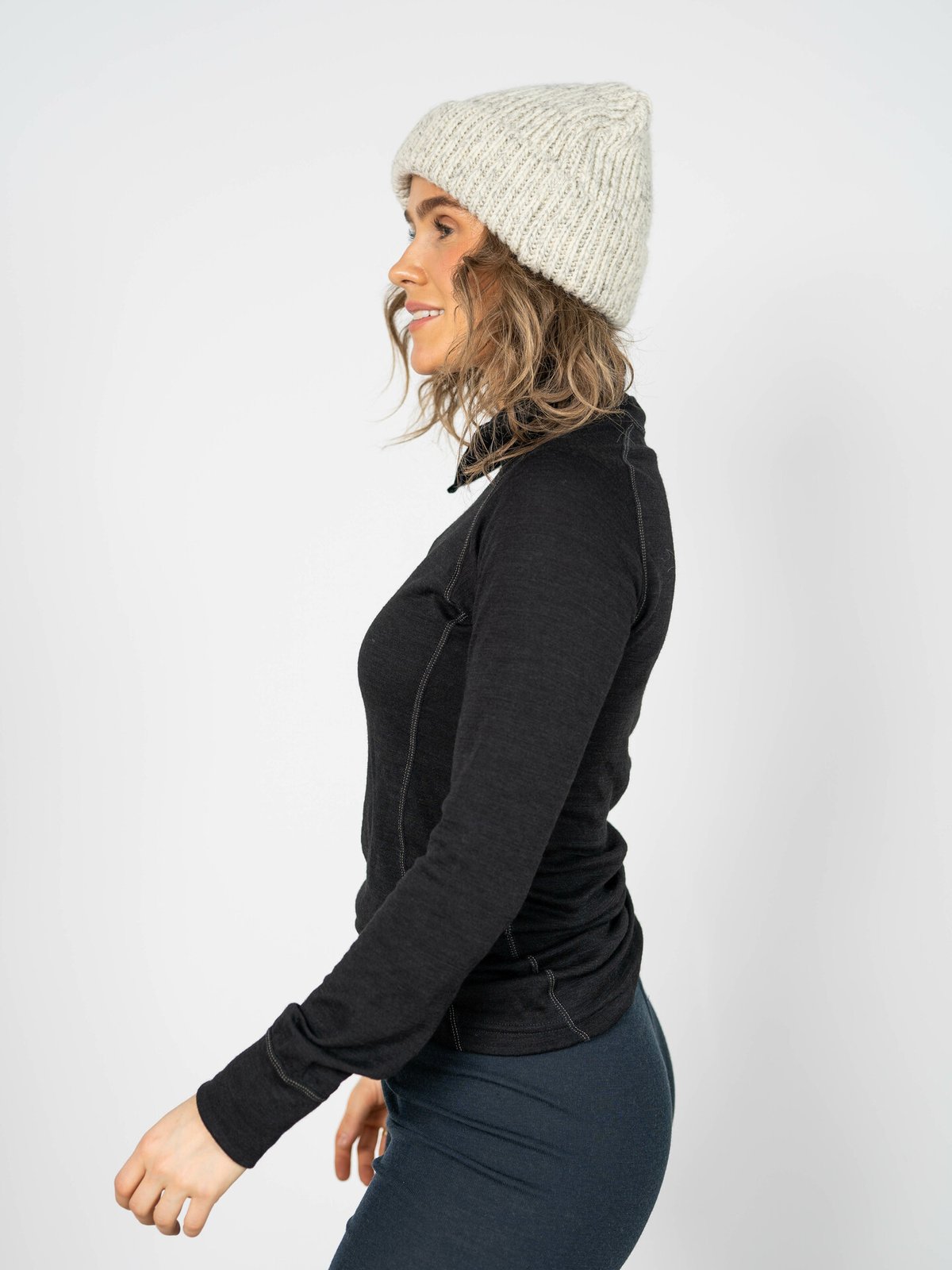 Devold Duo Active Merino 205 Zip Neck Woman Black