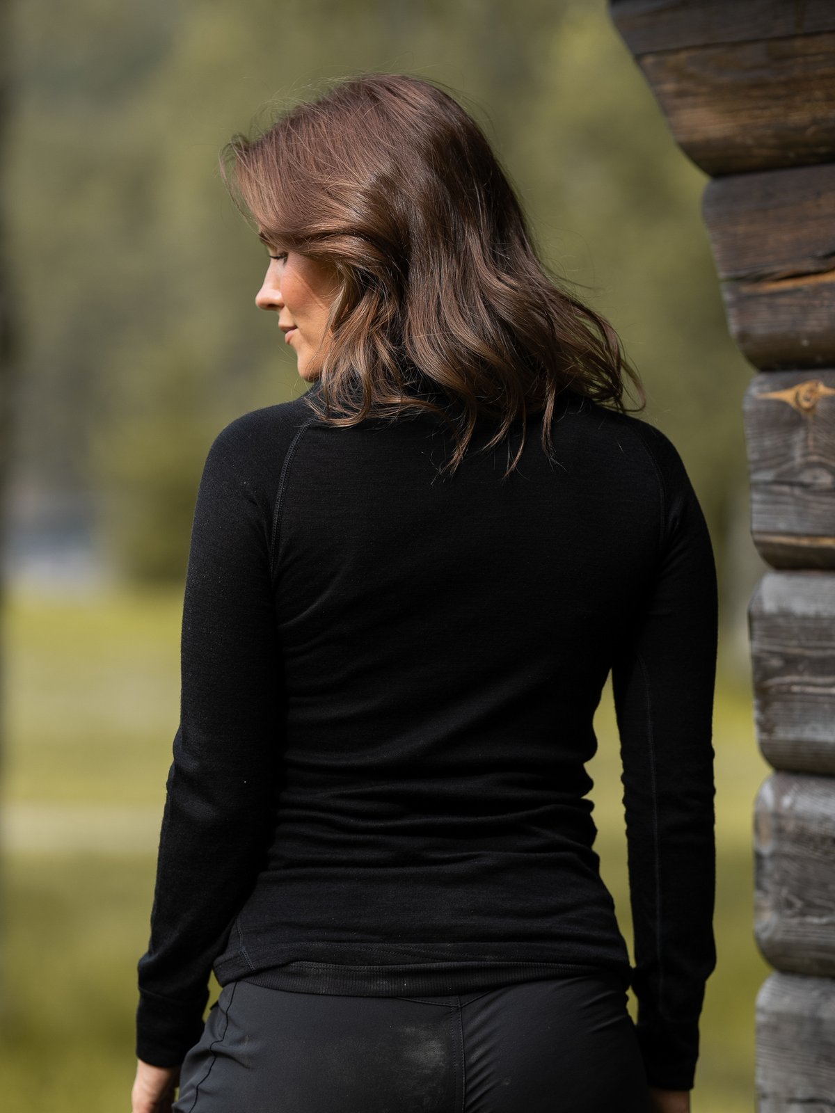 Devold Duo Active Merino 205 Zip Neck Woman Black