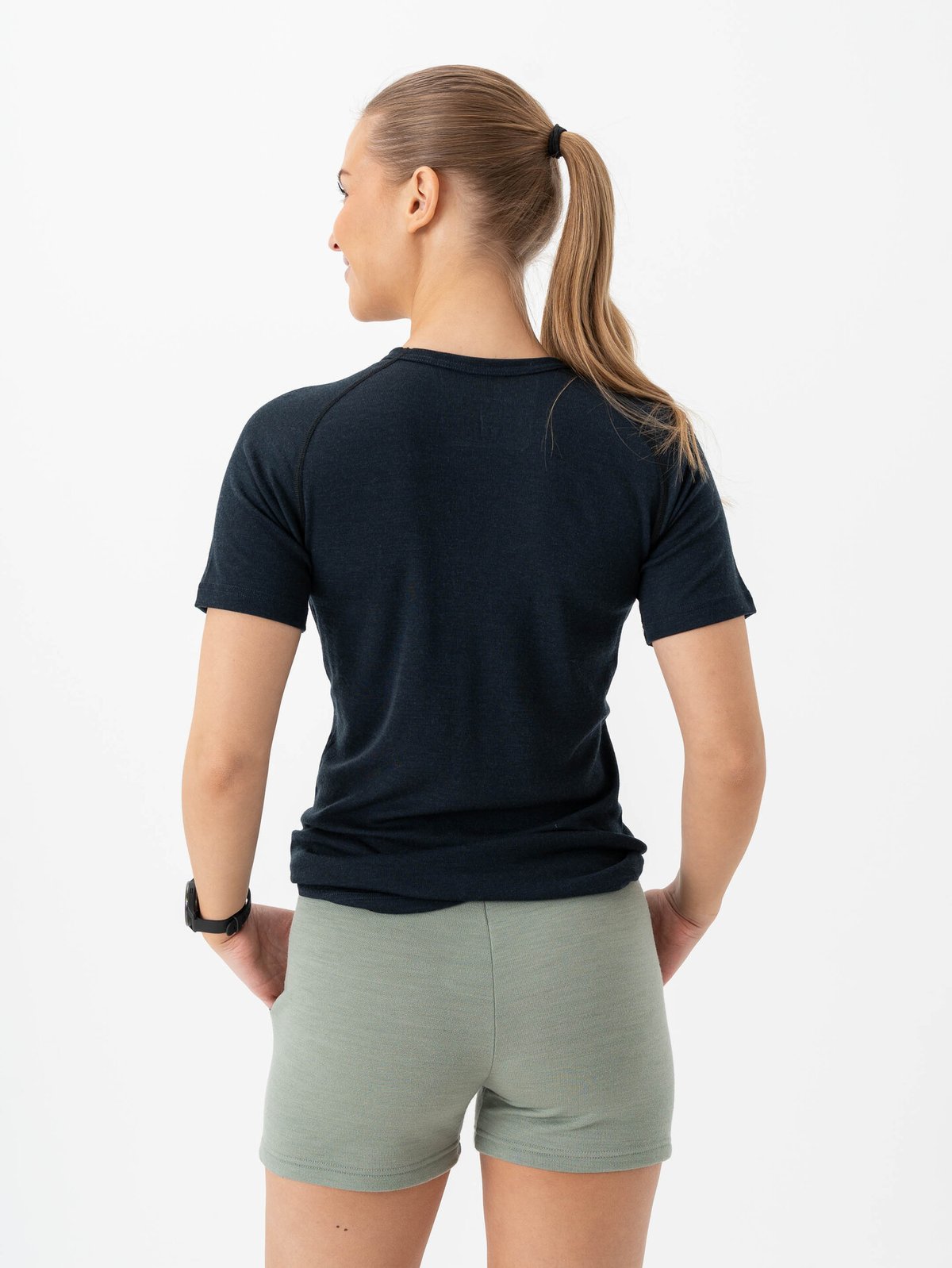Devold Lauparen Merino 190 Base Tee Woman Blå