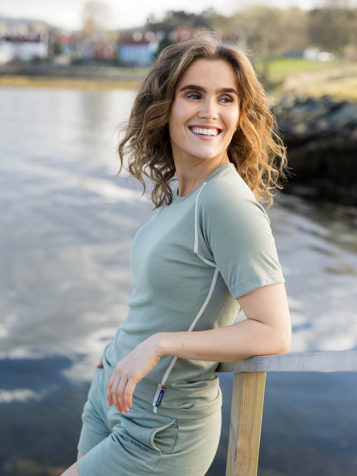 Devold Lauparen Merino 190 Base Tee Woman Fog