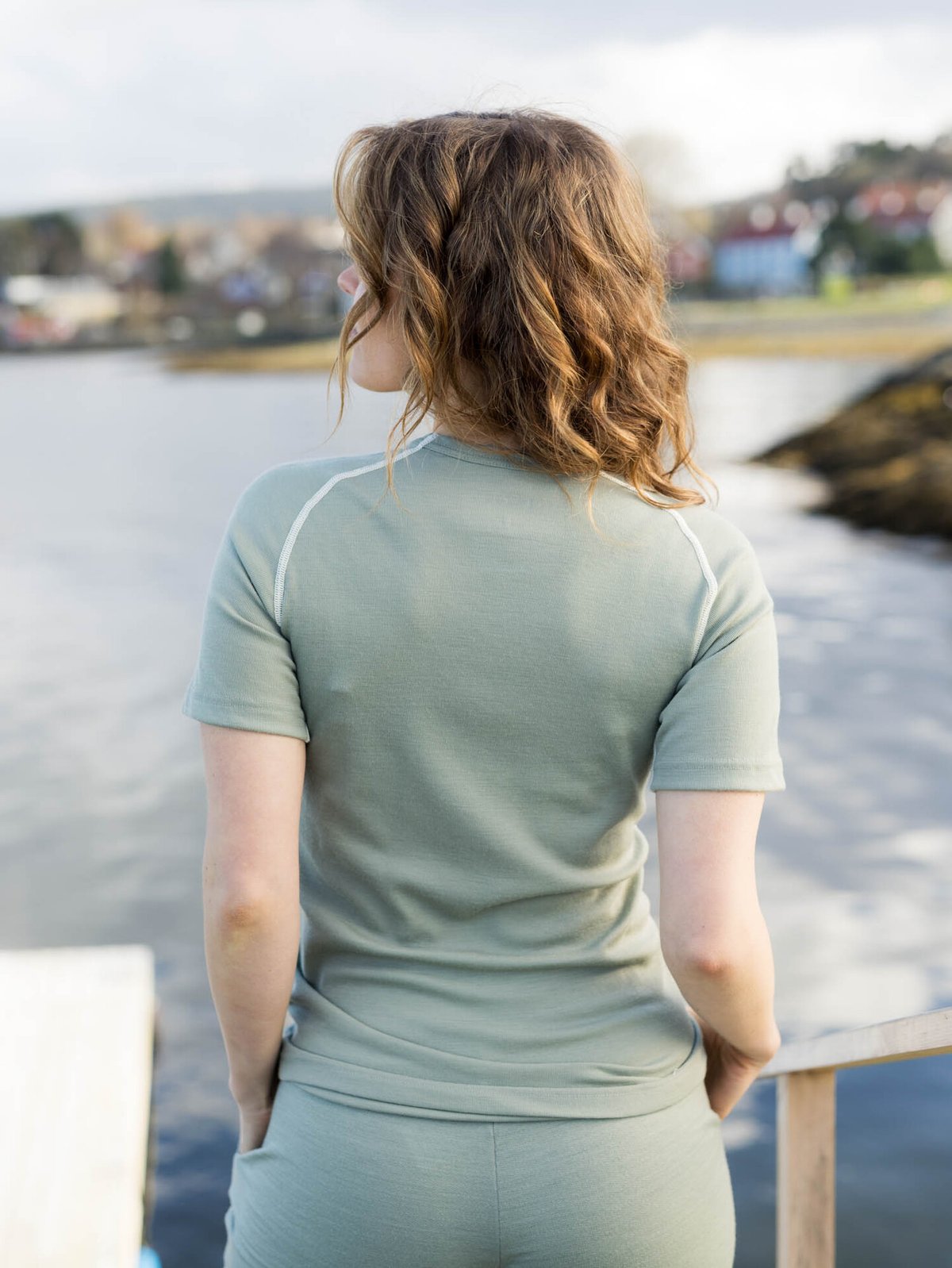 Devold Lauparen Merino 190 Base Tee Woman Fog