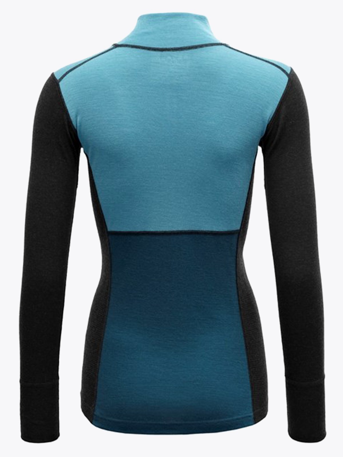 Devold Lauparen Merino 190 Zip Neck Woman Moon/Ink/Flood