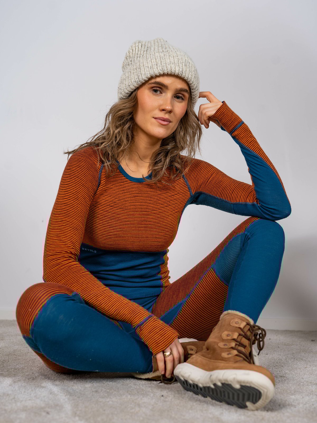 Devold Tuvegga Sport Air Woman Long Johns Flame