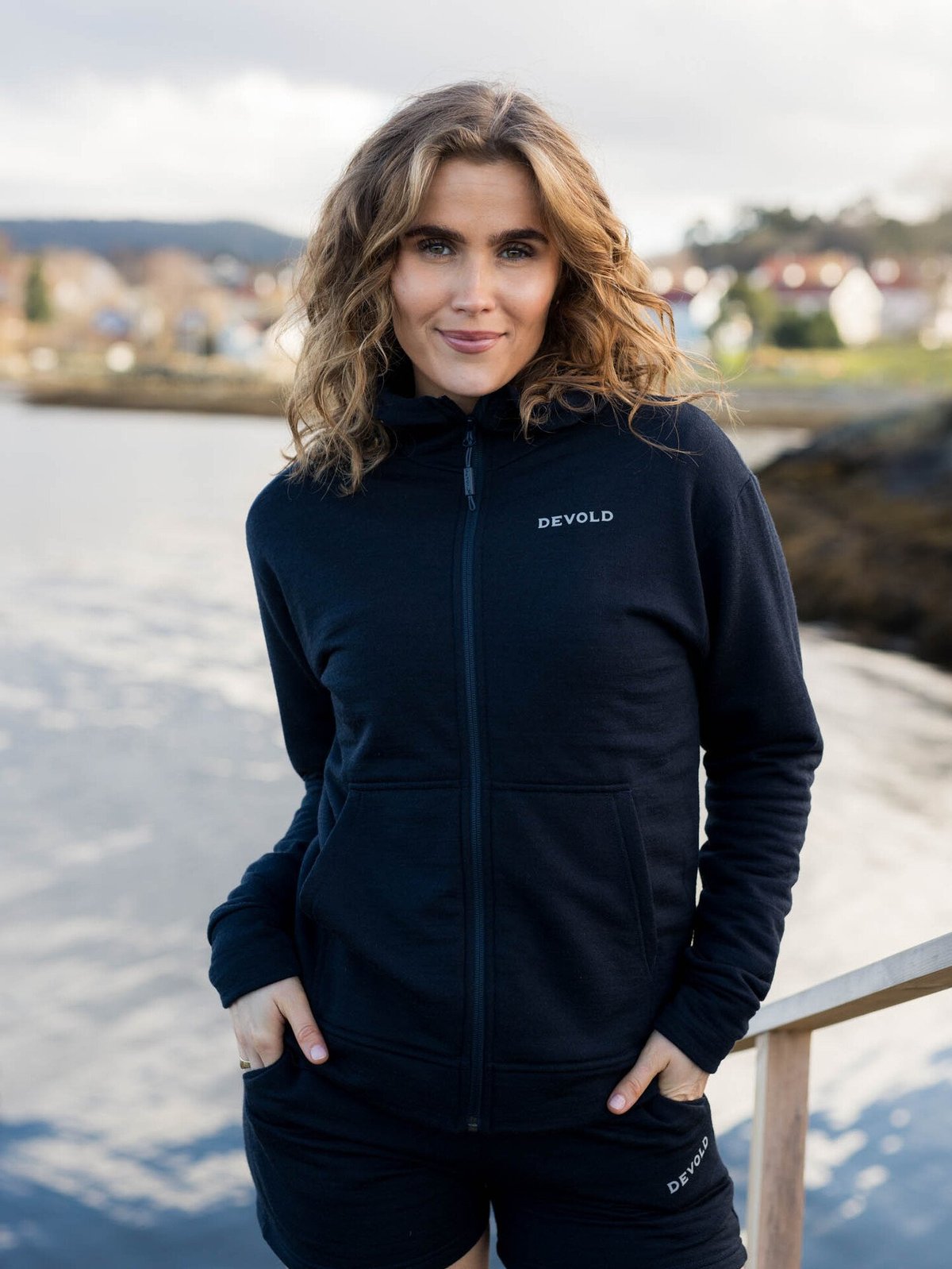 Devold Everyday Zip Hoodie Woman Ink