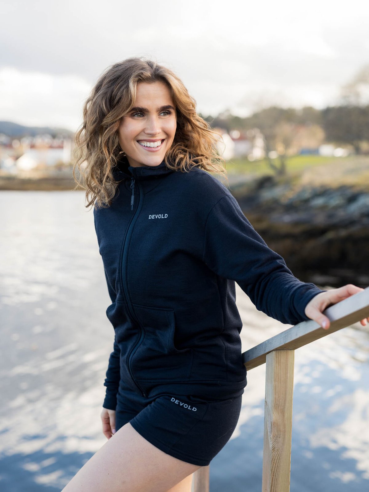 Devold Everyday Zip Hoodie Woman Ink