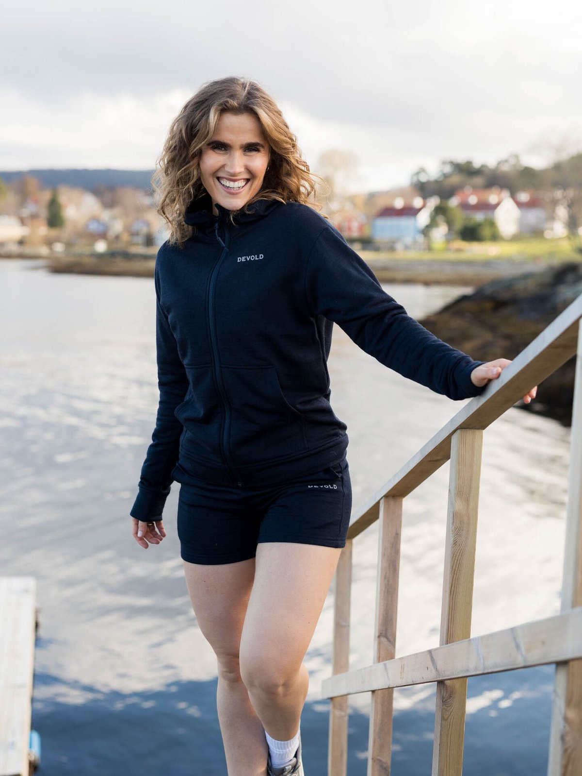 Devold Everyday Zip Hoodie Woman Ink