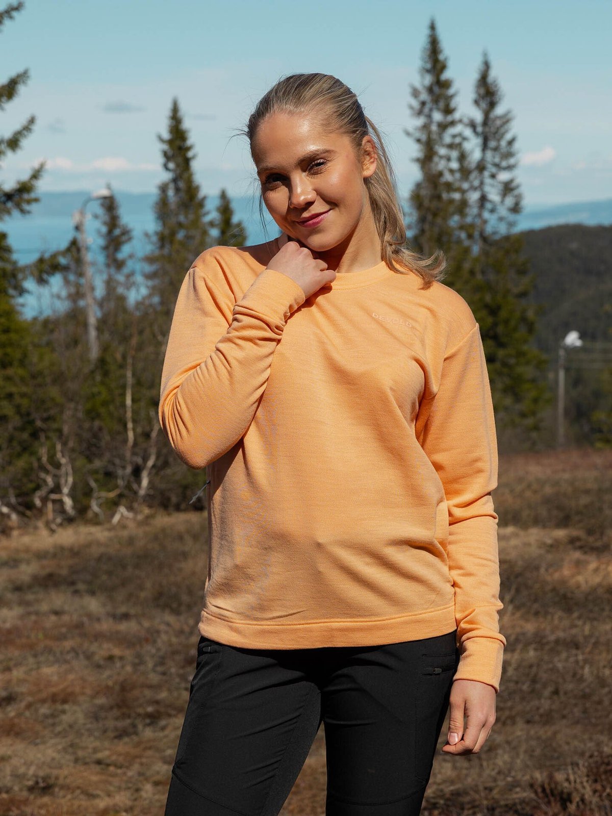 Devold Everyday Crew Woman Sunrise