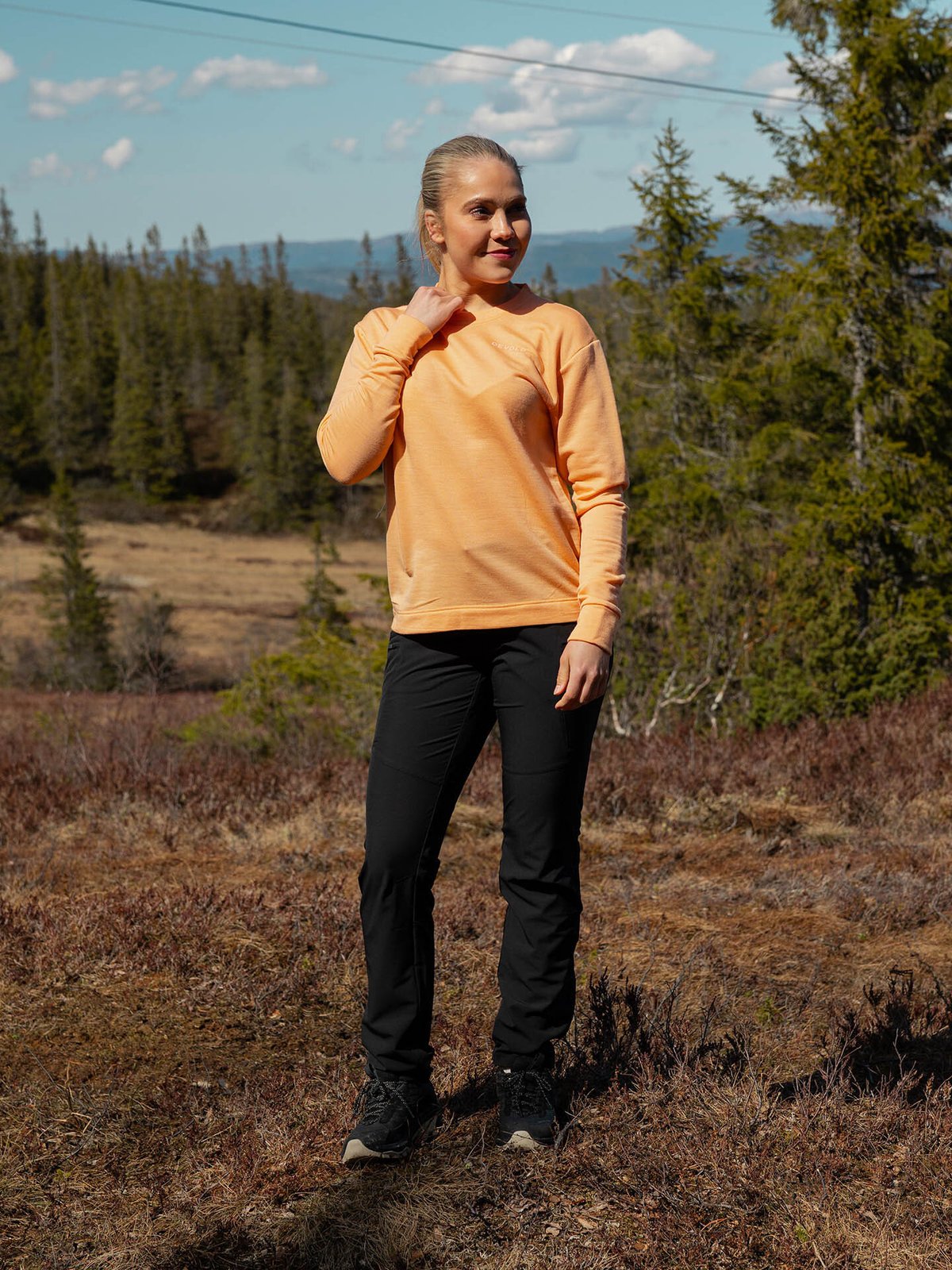 Devold Everyday Crew Woman Sunrise