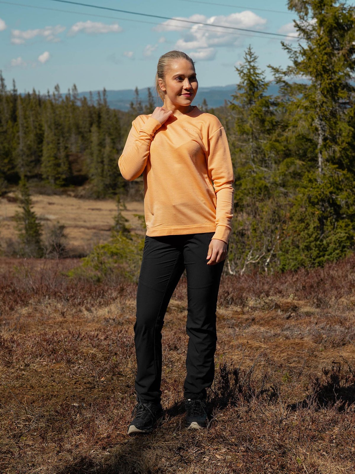 Devold Everyday Crew Woman Sunrise