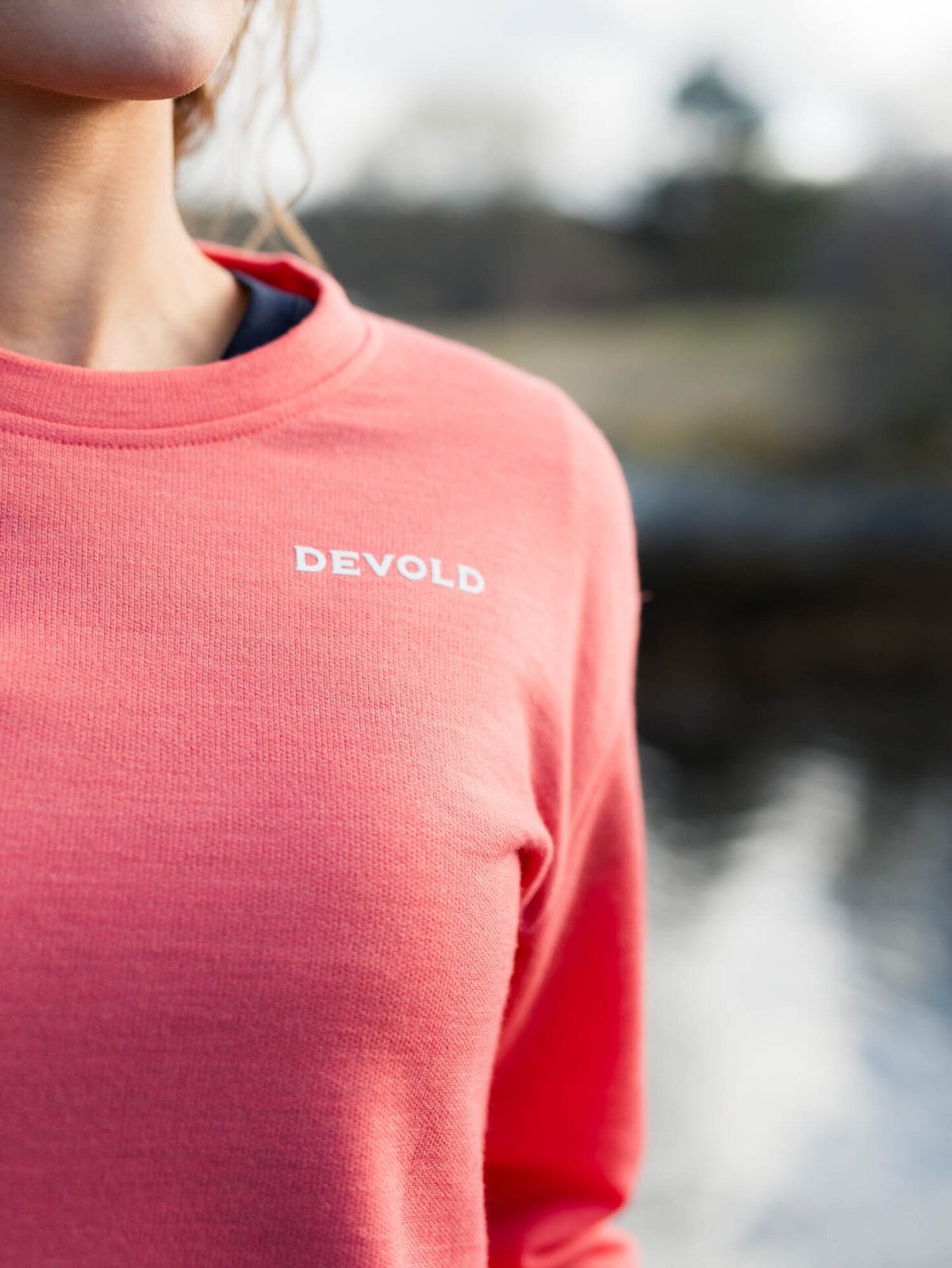 Devold Everyday Crew Woman Coral