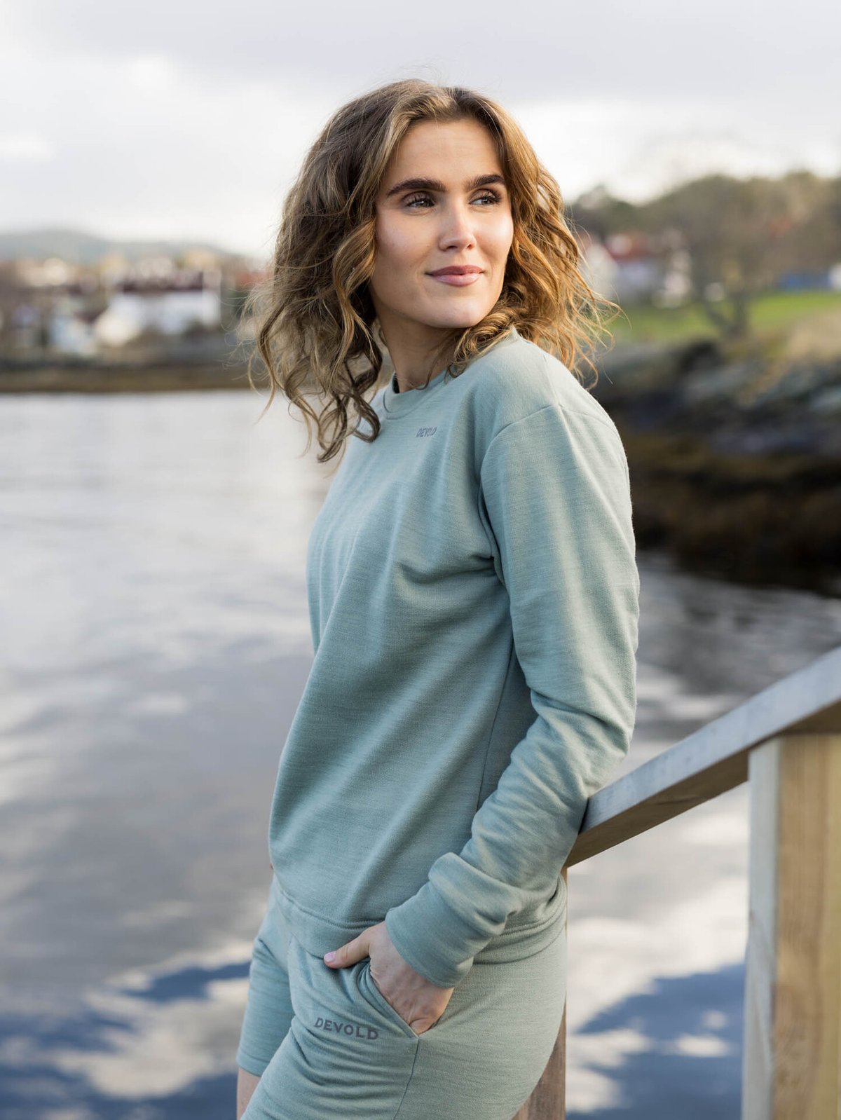 Devold Everyday Crew Woman Fog