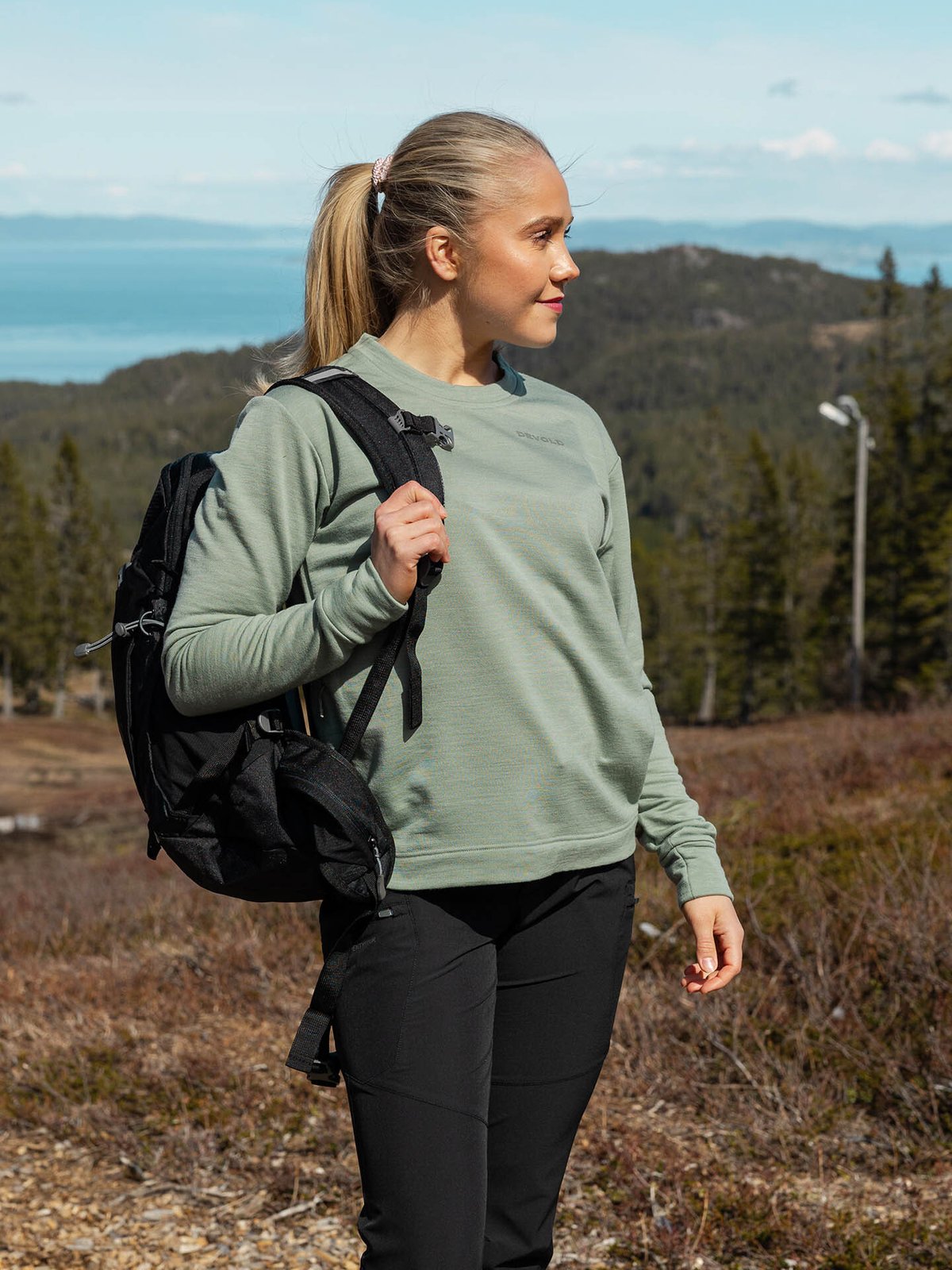 Devold Everyday Crew Woman Fog
