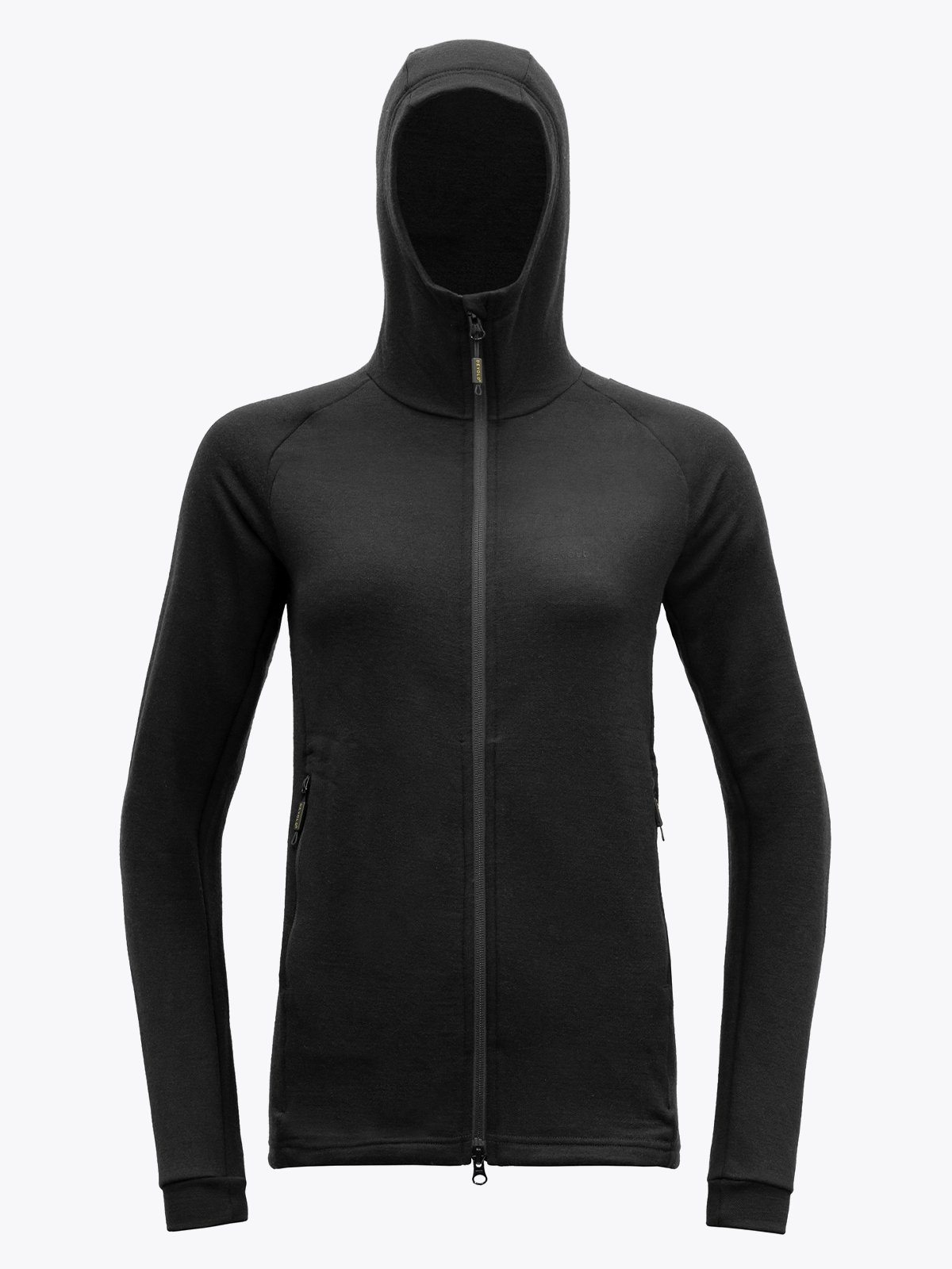 Devold Nibba Merino Jacket Hood Woman Black