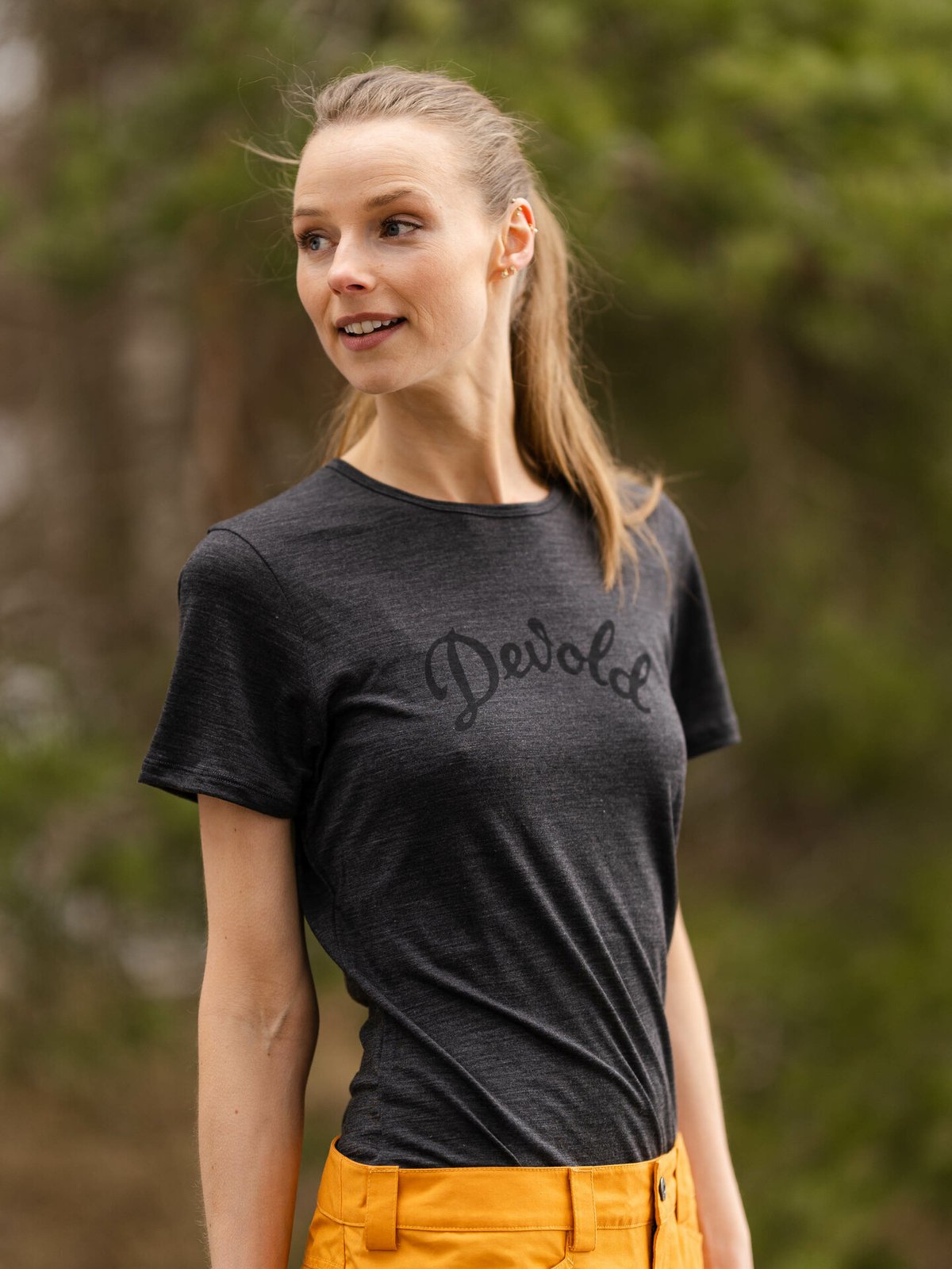 Devold Myrull Merino 130 Tee Wmn Anthracite