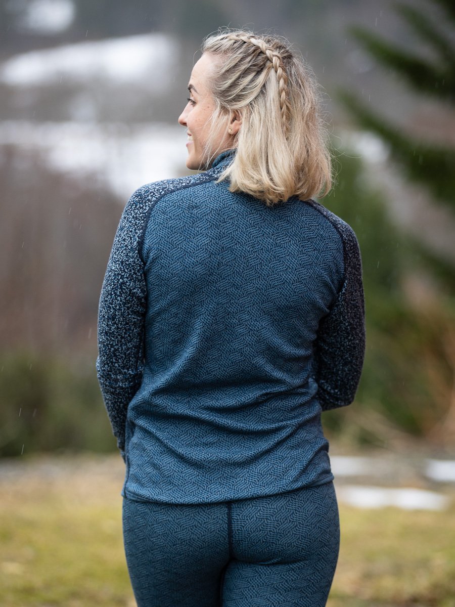 Devold Kvitegga Merino 230 High Neck Woman Ink