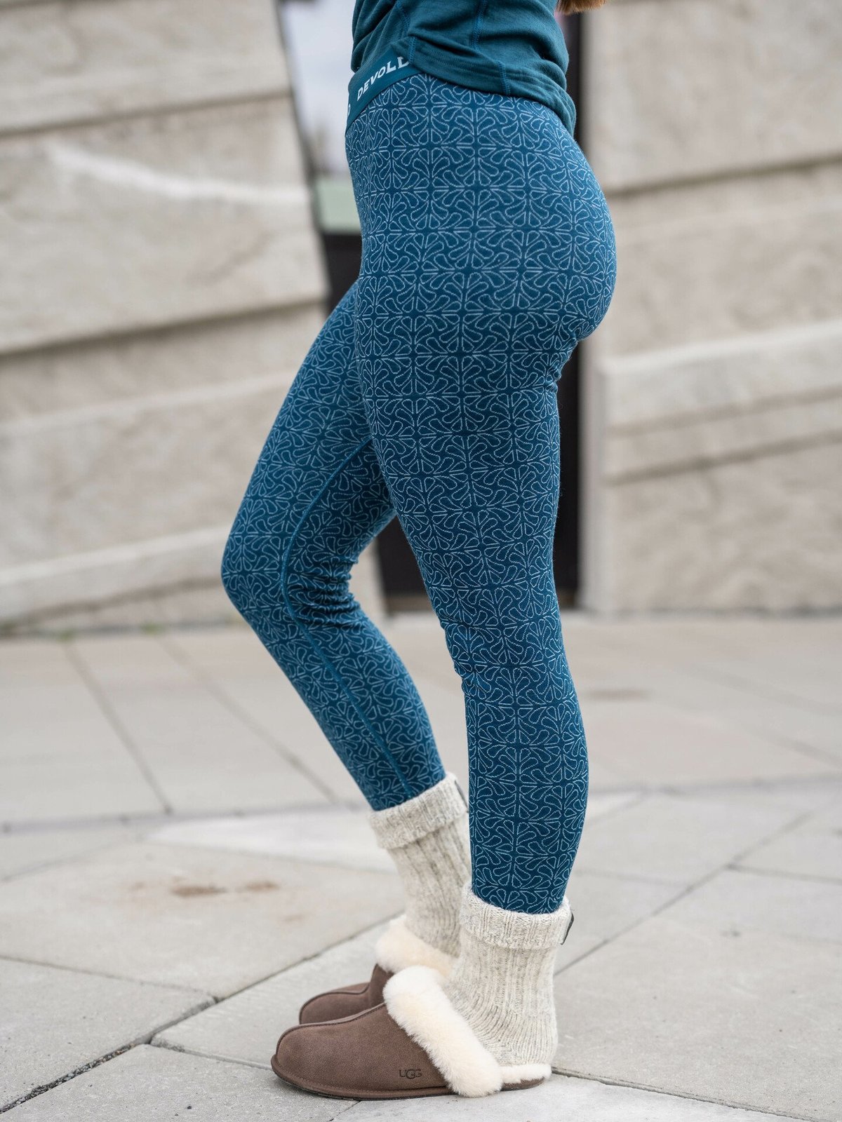 Devold Duo Active Merino 205 Longs Woman Flood