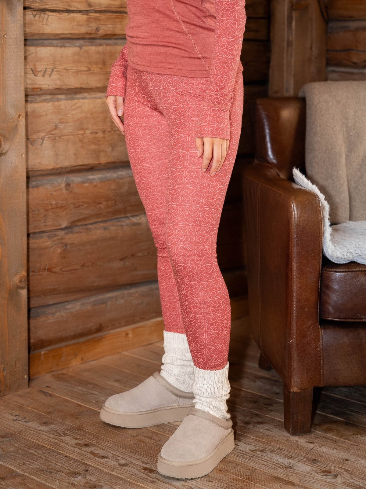 Devold Duo Active Merino 205 Longs Woman Marsala