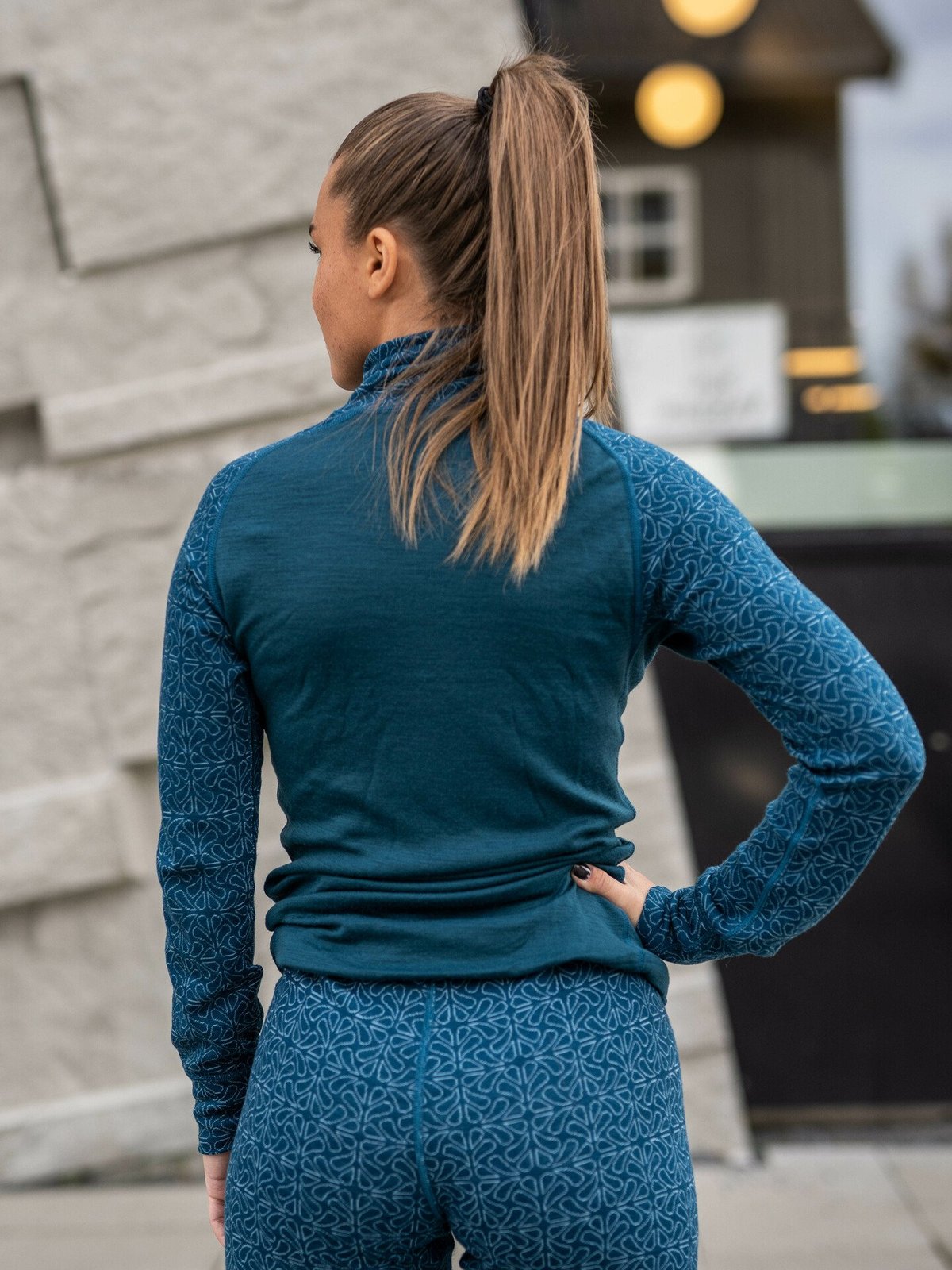 Devold Duo Active Merino 205 Zip Neck Woman Flood