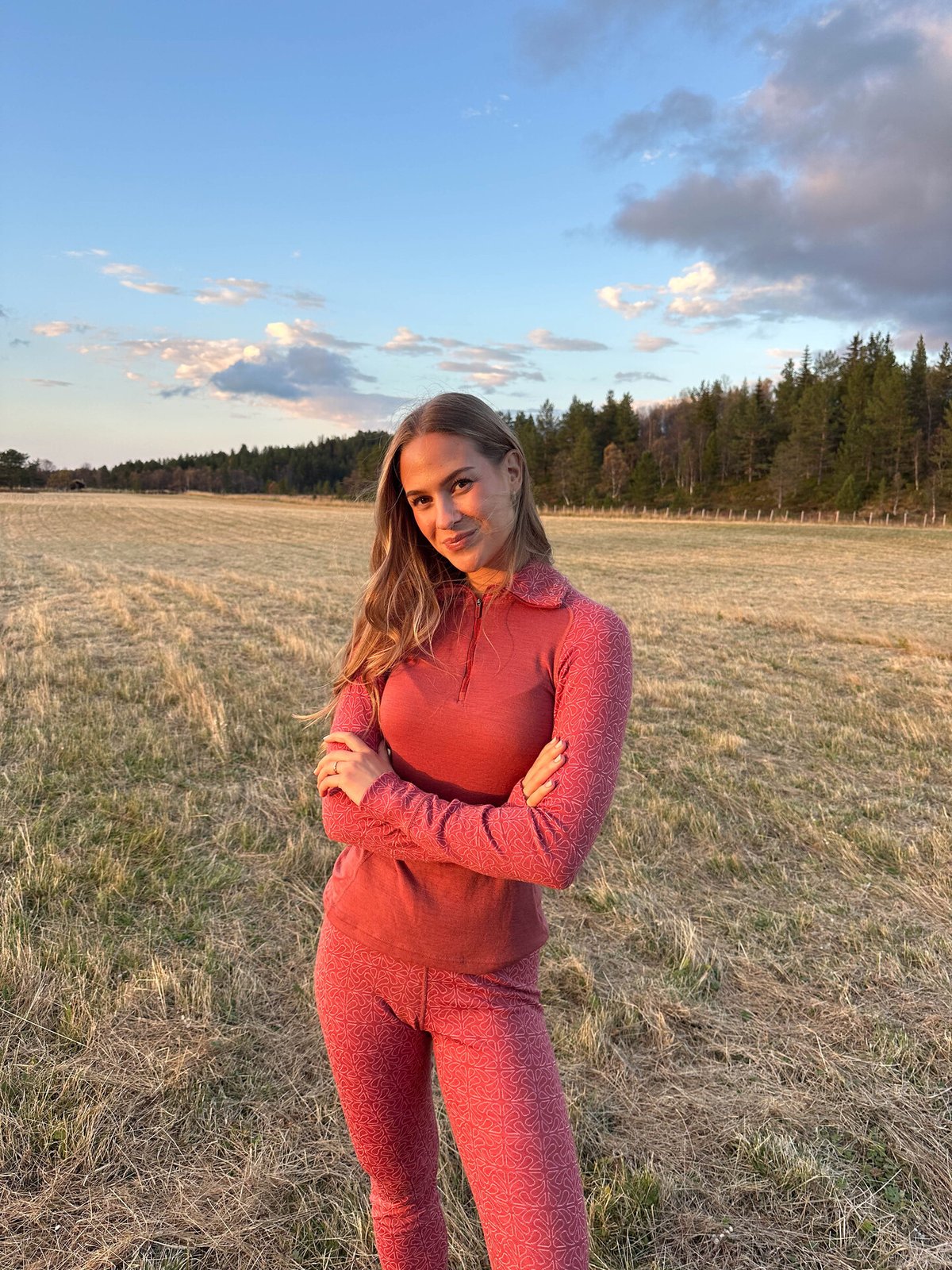 Devold Duo Active Merino 205 Zip Neck Woman Marsala
