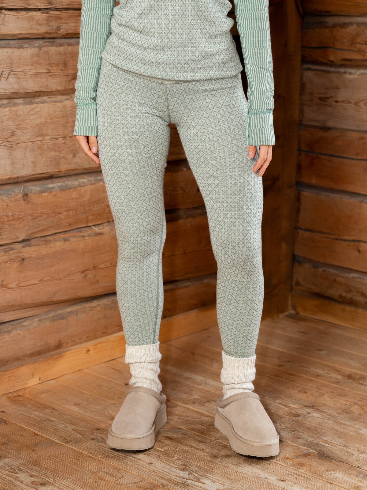 Devold Kvitegga Merino 230 Longs Woman Raw White