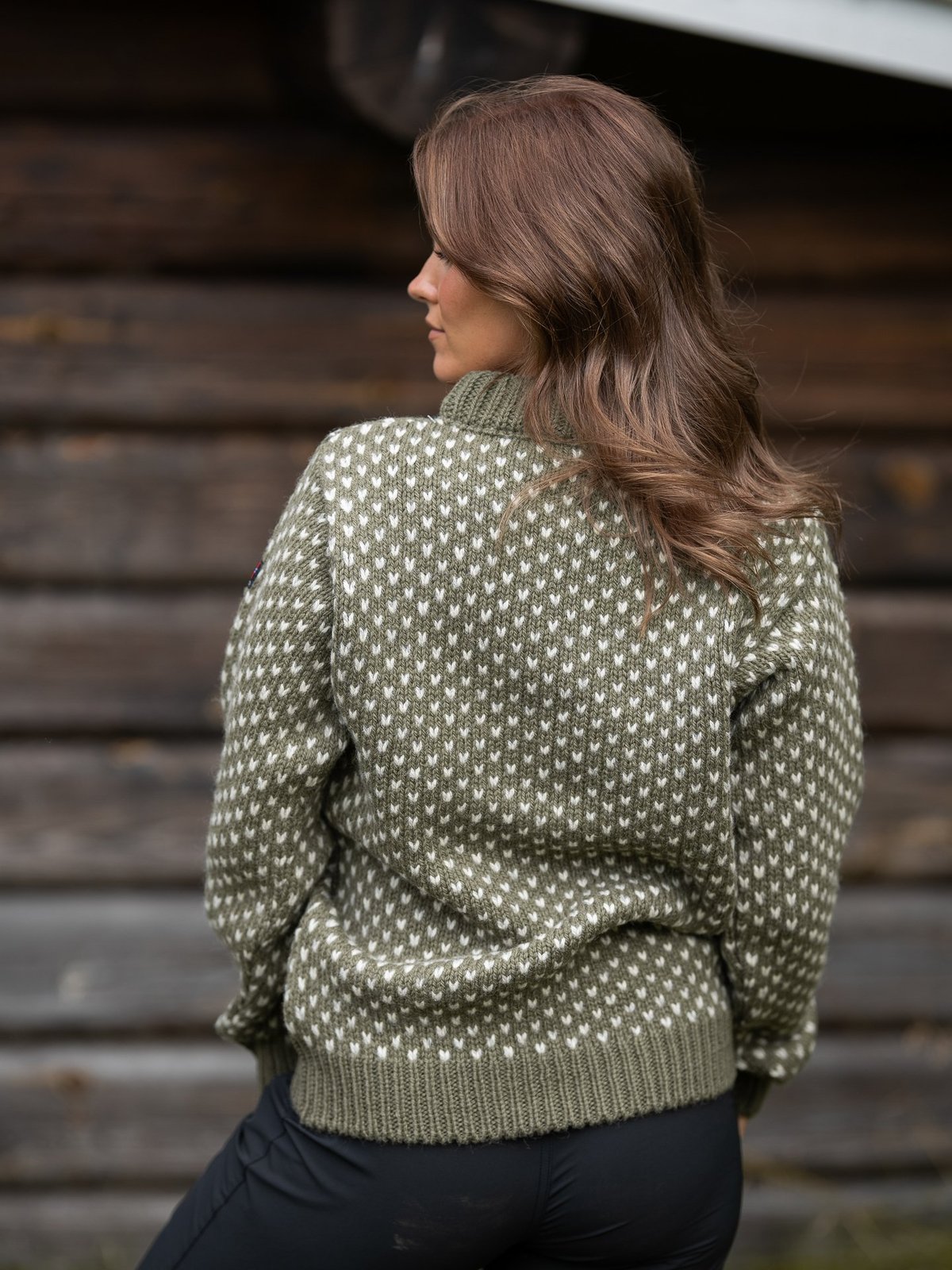 Devold Nordsjø Wool Sweater Olive