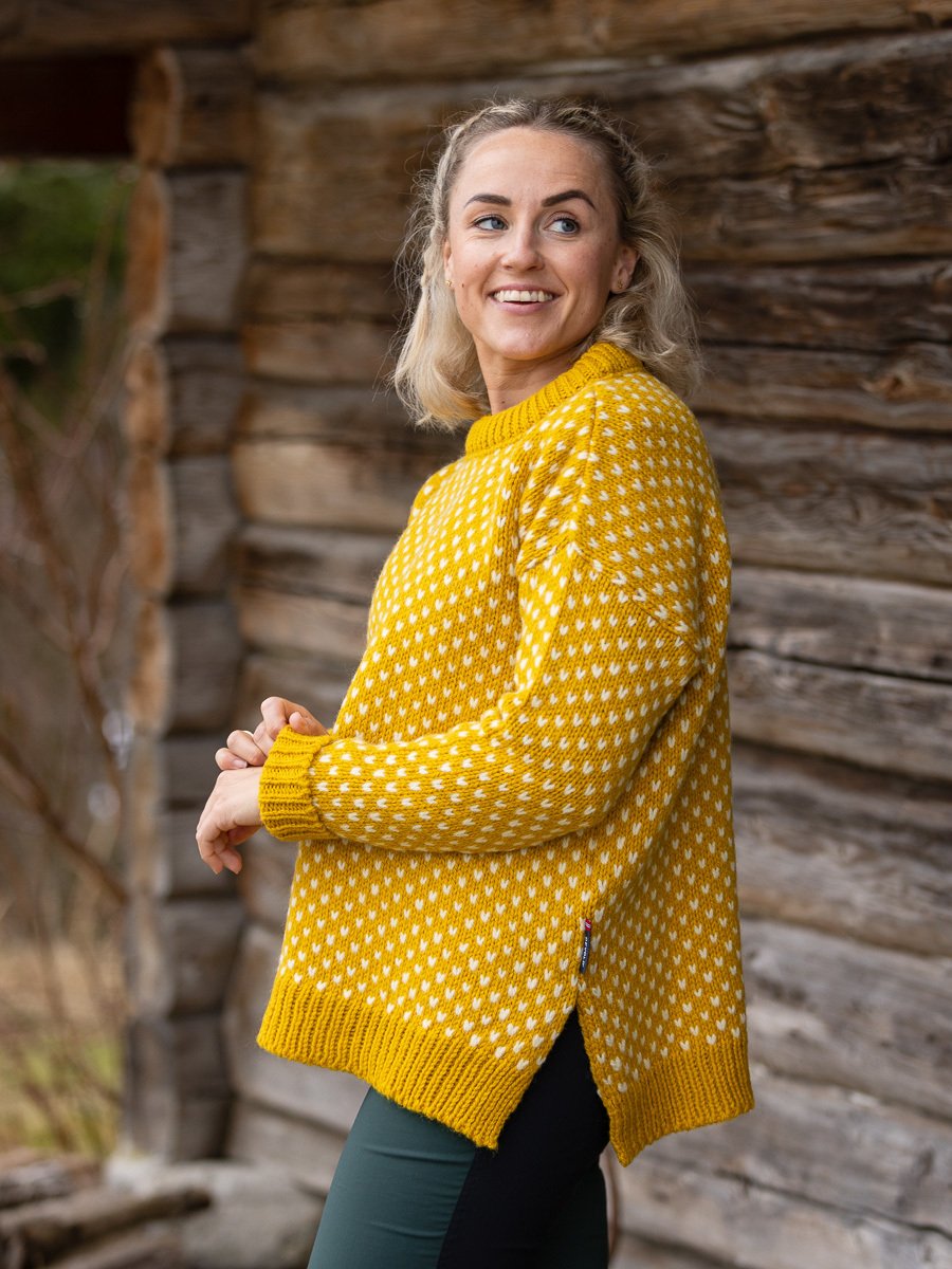 Devold Nordsjø Split Seam Sweater Arrow wood