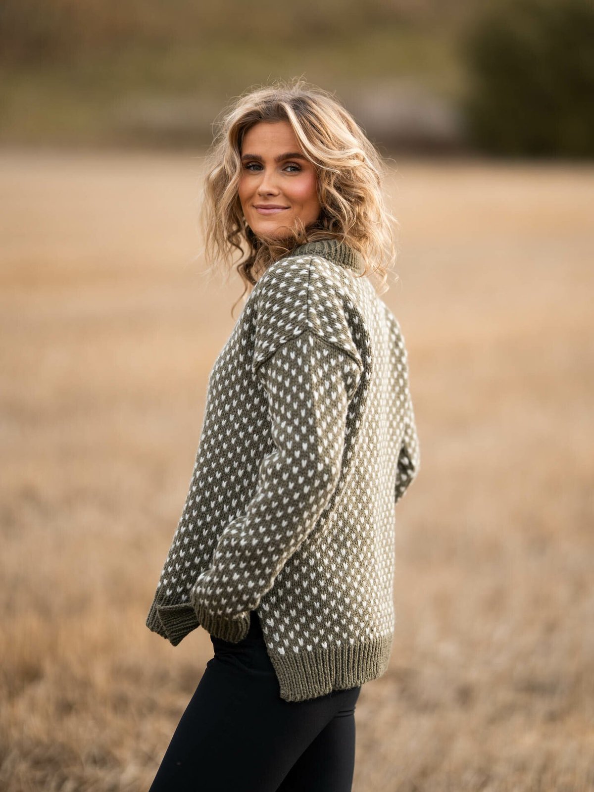 Devold Nordsjø Split Seam Sweater Olive