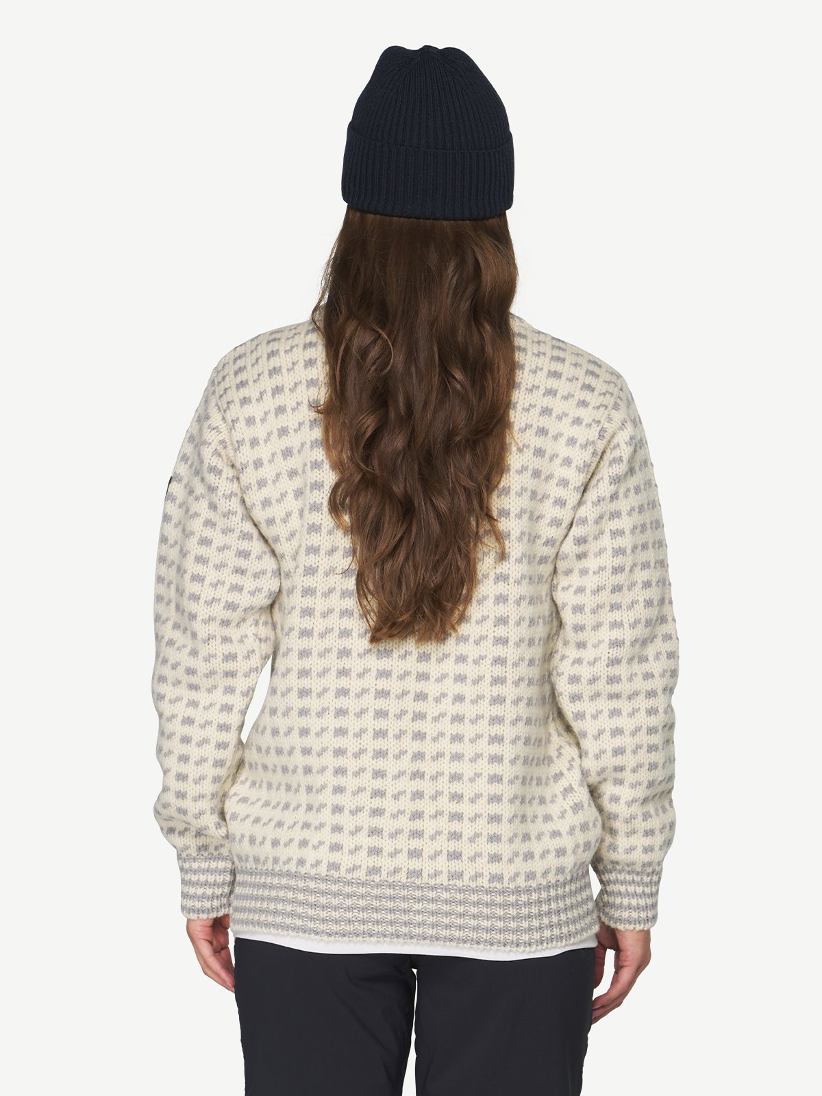 Devold Islender Crew Neck Offwhite / Grey