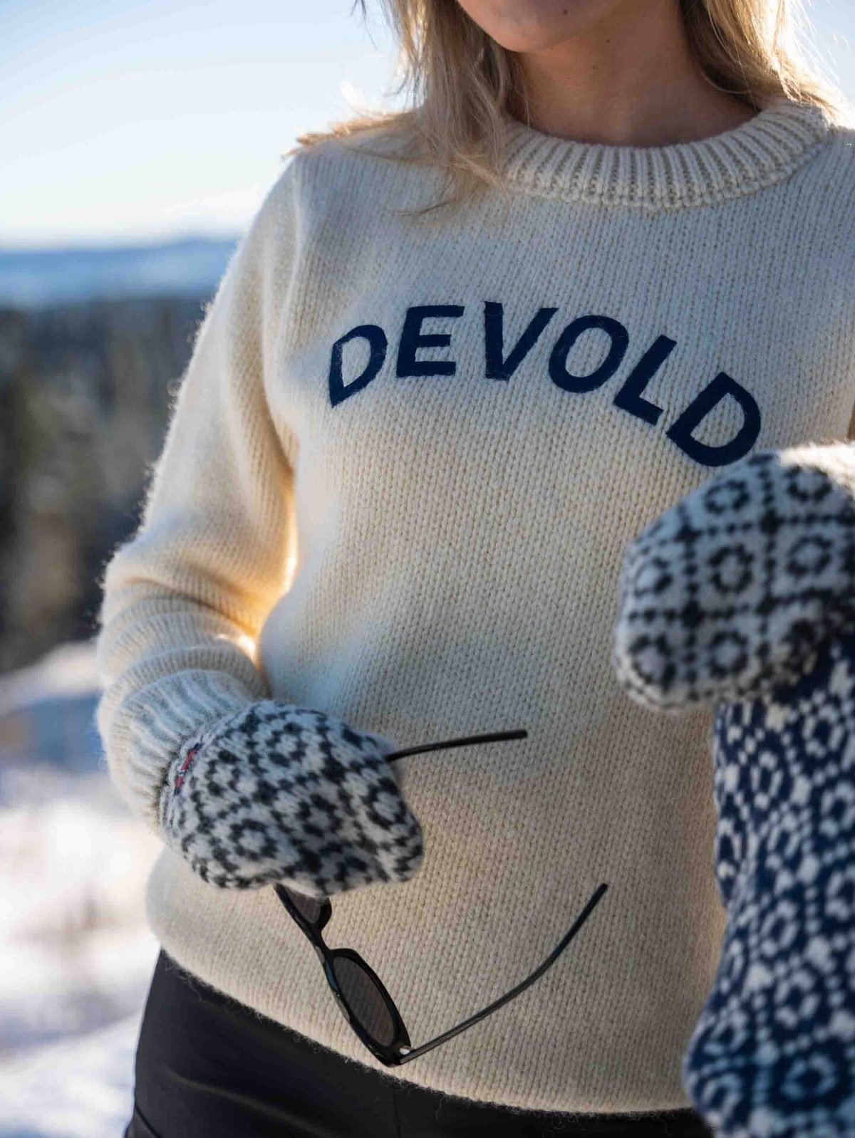 Devold Nansen Legacy Sweater Offwhite/Ink