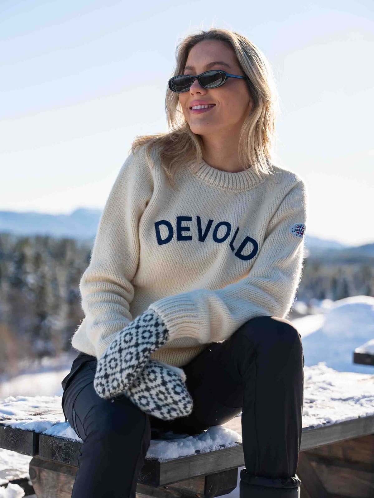 Devold Nansen Legacy Sweater Offwhite/Ink