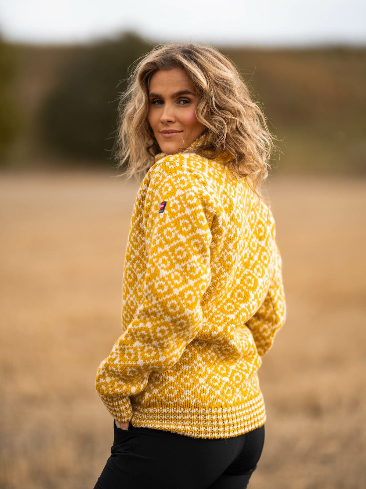 Devold Svalbard Sweater High Neck Gul