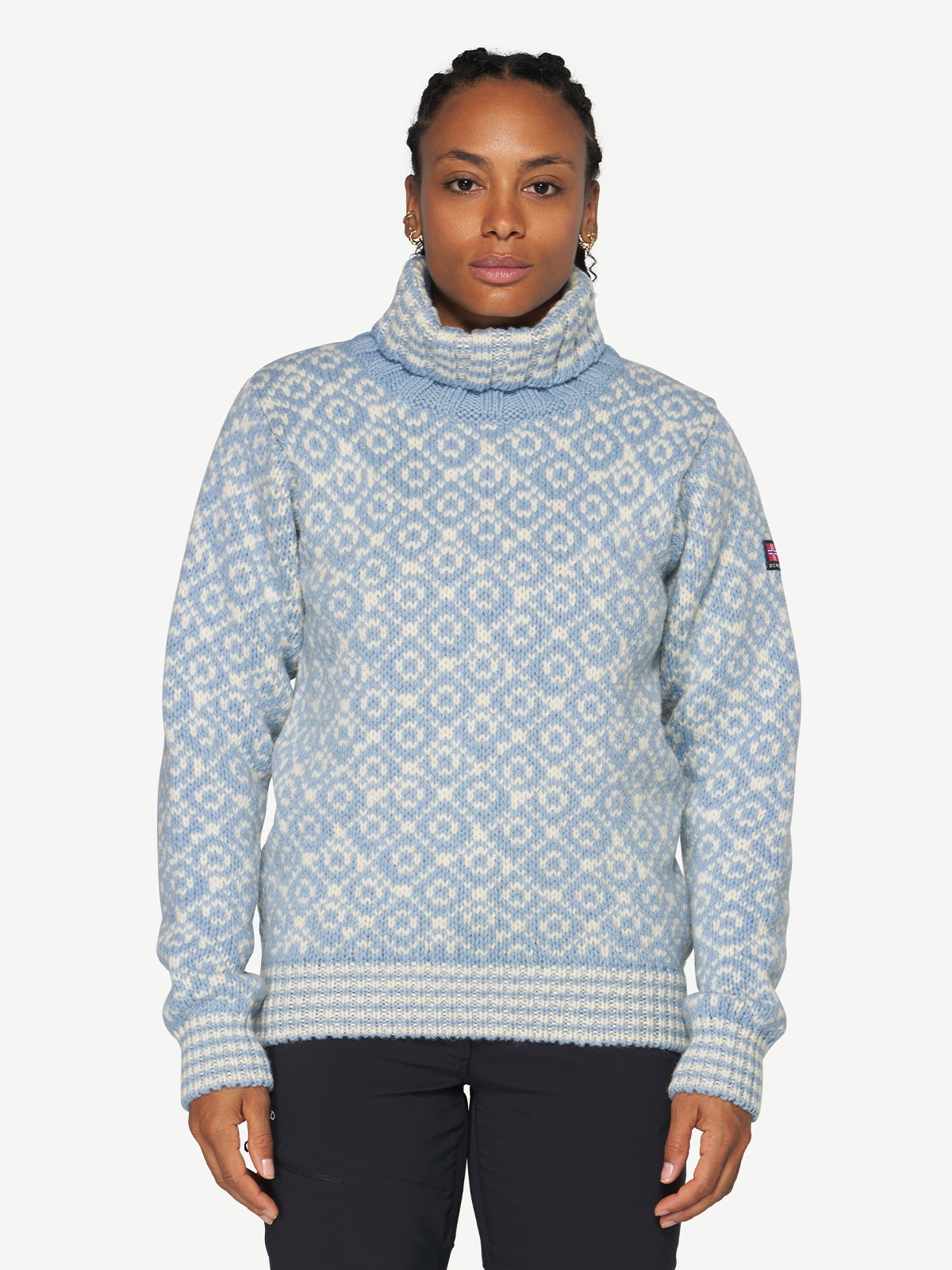 Devold Svalbard Sweater High Neck Dawn / Offwhite