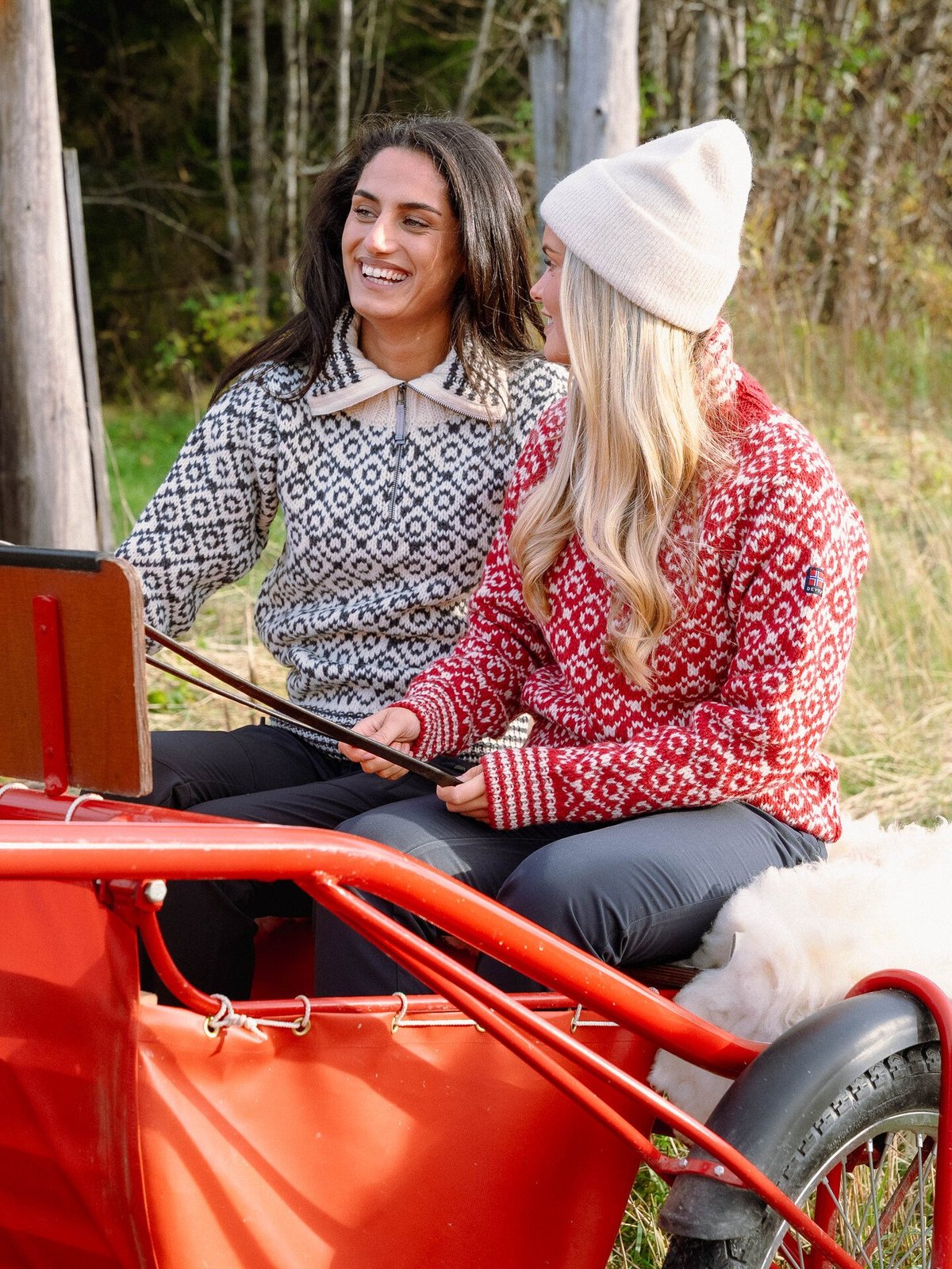 Devold Svalbard Wool Zip Neck Offwhite/Anthracite