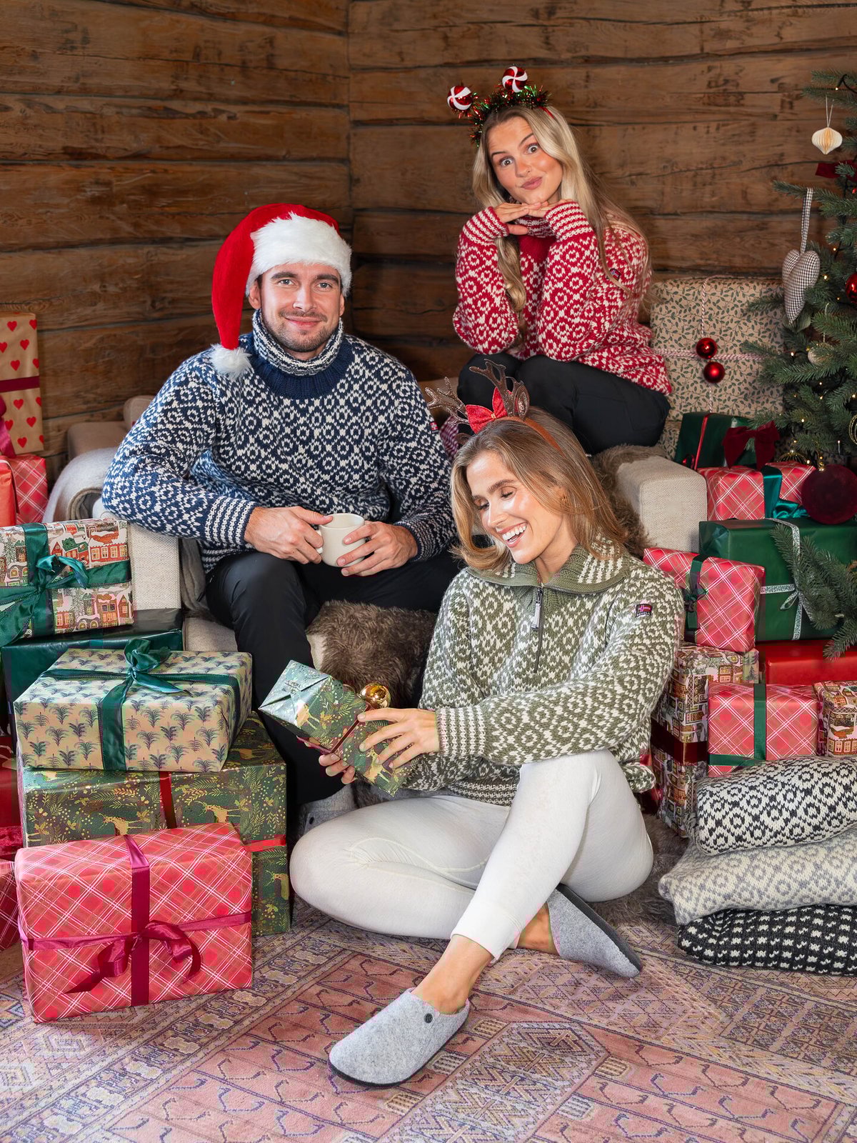 Devold Svalbard Wool Zip Neck Olive/Offwhite