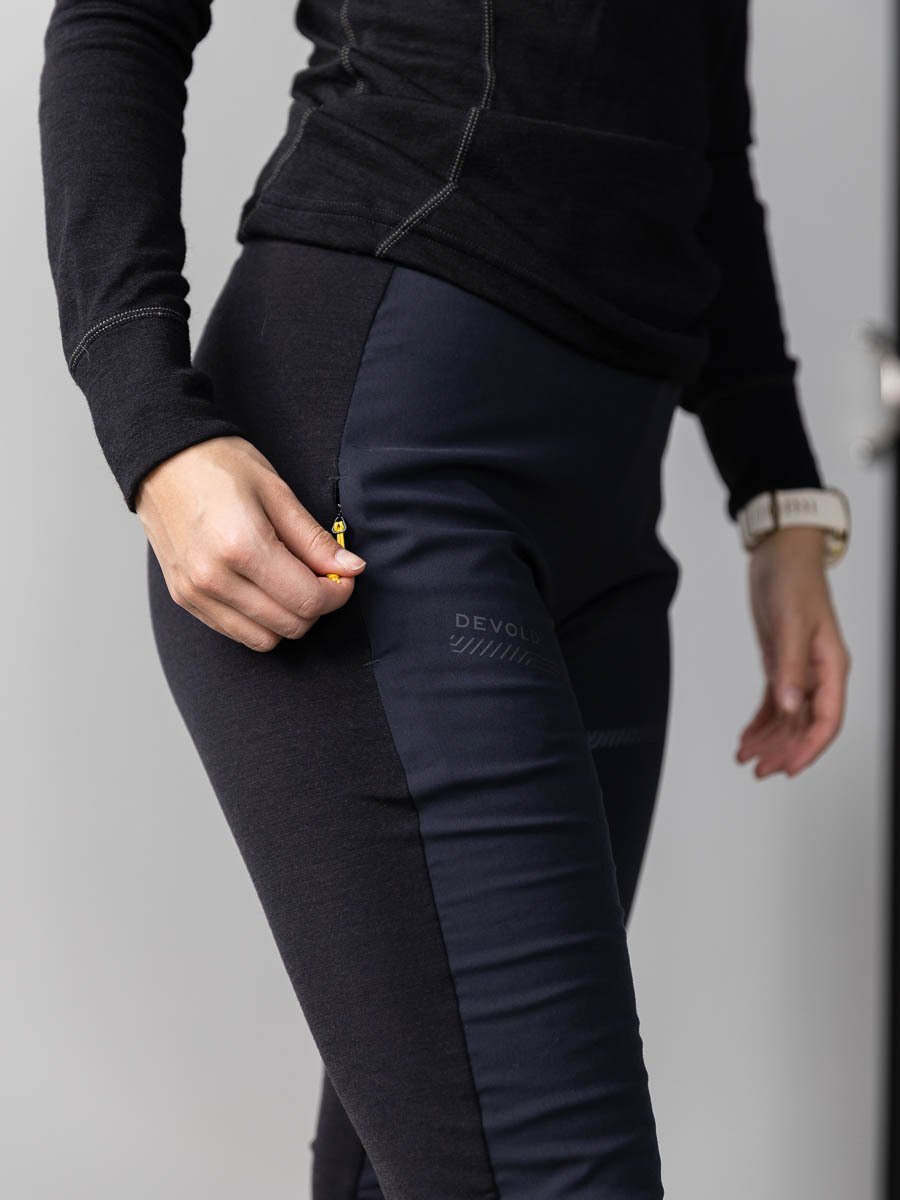 Devold Running Merino Cover Pants Caviar