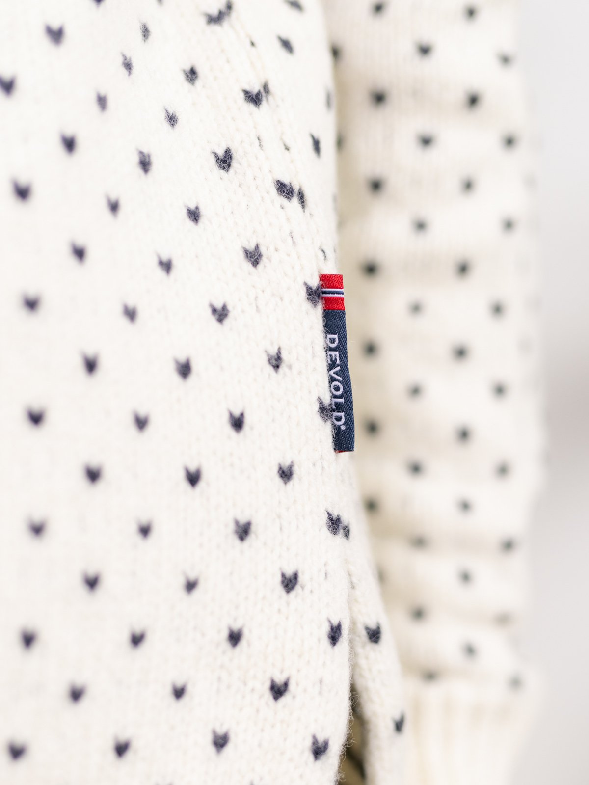 Devold Sørisen Wool Sweater Offwhite/Ink