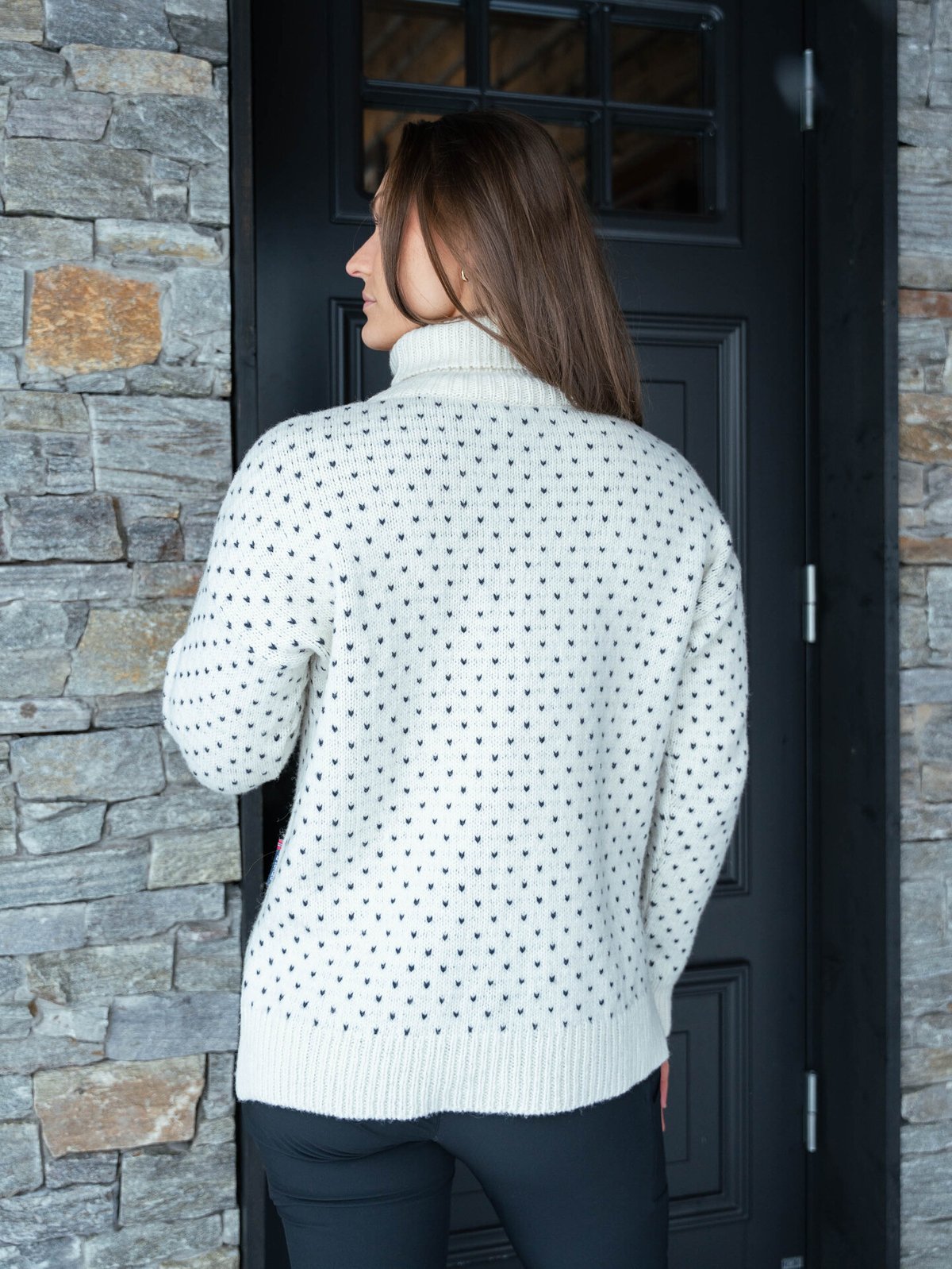 Devold Sørisen Wool Sweater Offwhite/Ink