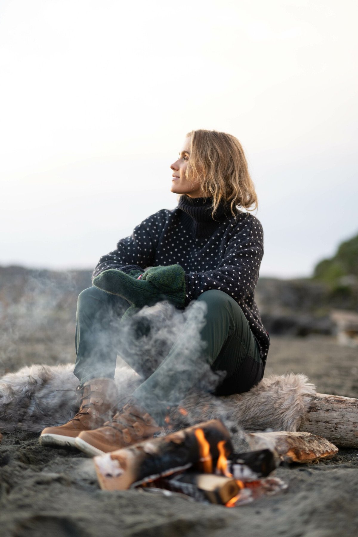 Devold Sørisen Wool Sweater Ink/Grey