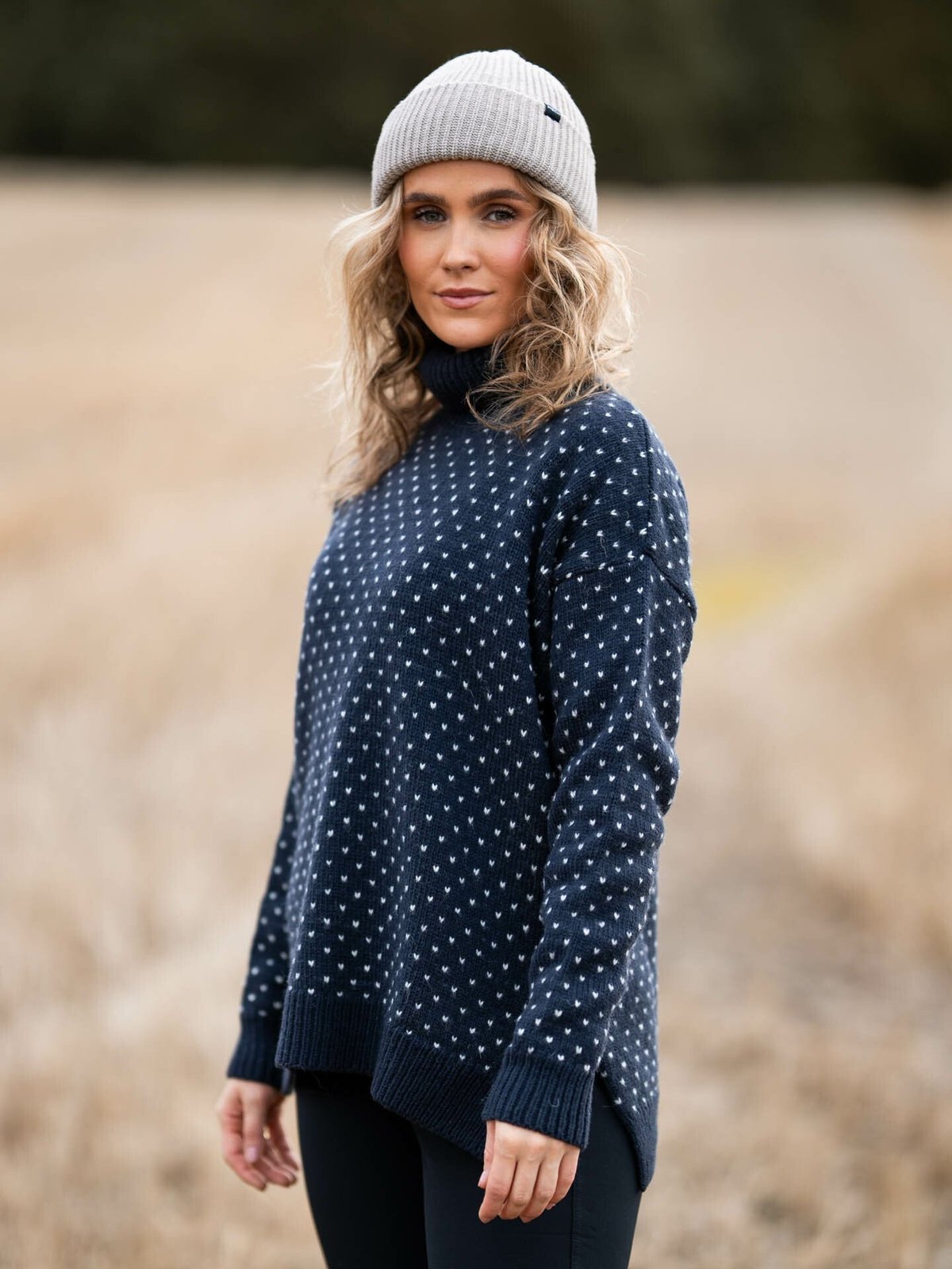 Devold Sørisen Wool Sweater Ink/Grey