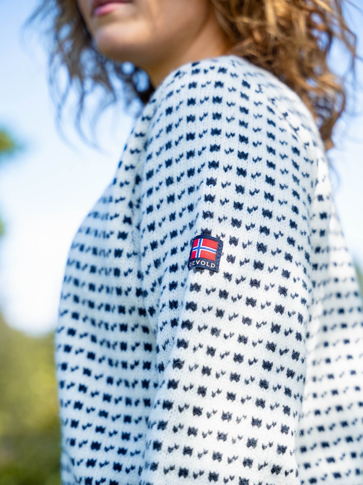 Devold Islender Refined Sweater Hvit