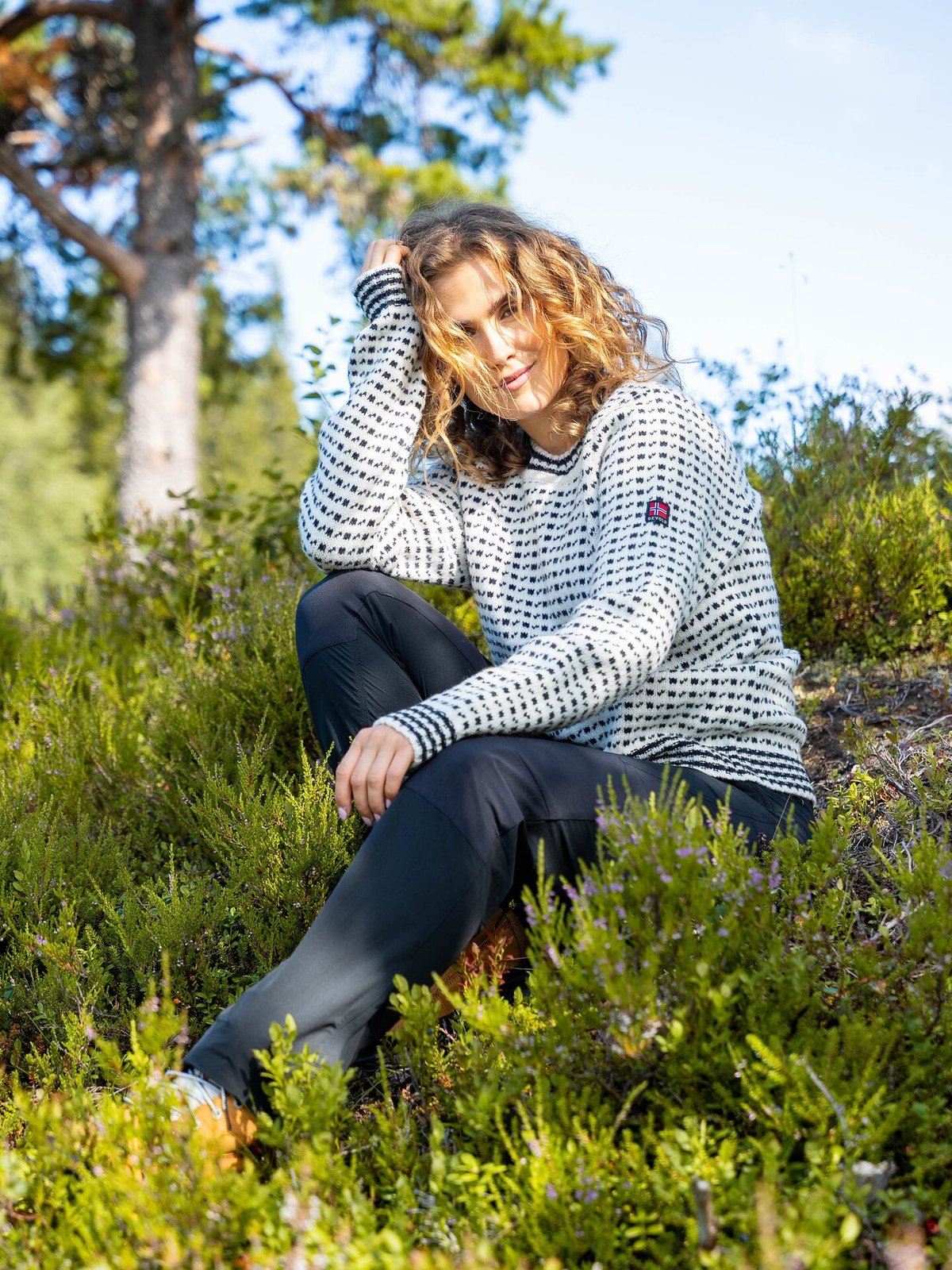 Devold Islender Refined Sweater Hvit